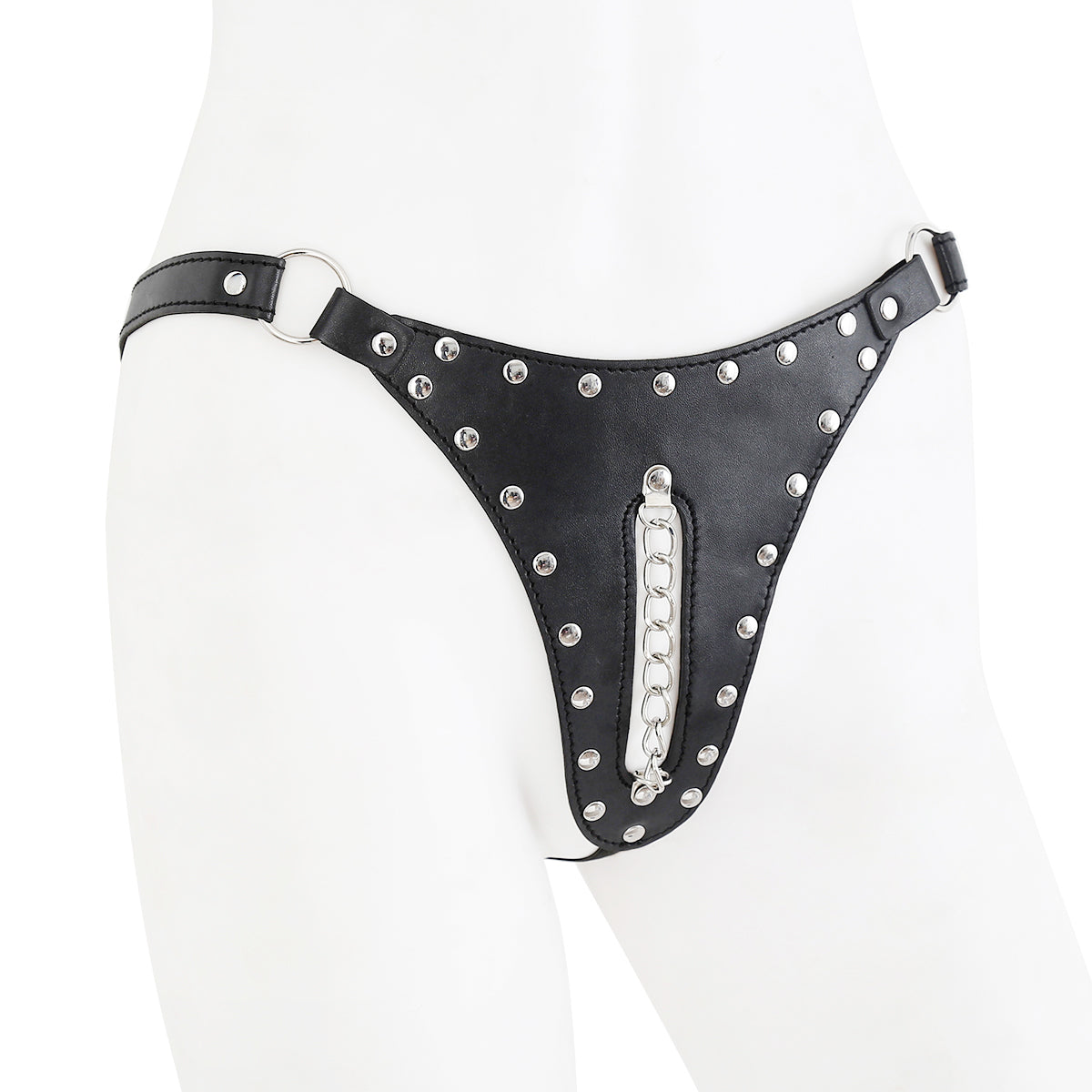 Rimba Erotic Leather Harness Chastity Pants For Women | Adjustable、mySite、bottomscart