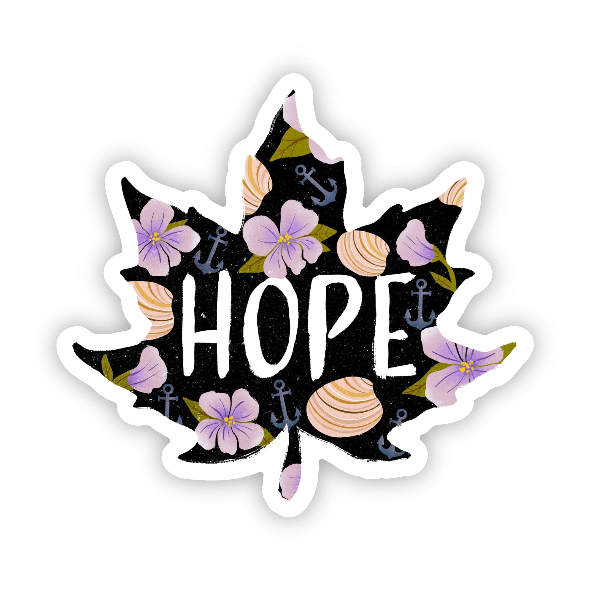  Rhode Island Hope Leaf Sticker、mySite、ghnorth