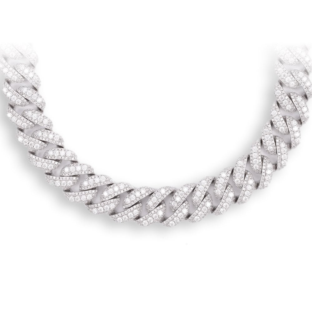 18MM Pointer Diamond Cuban Link Chain 14K Solid Gold、mySite、hinf8tx79