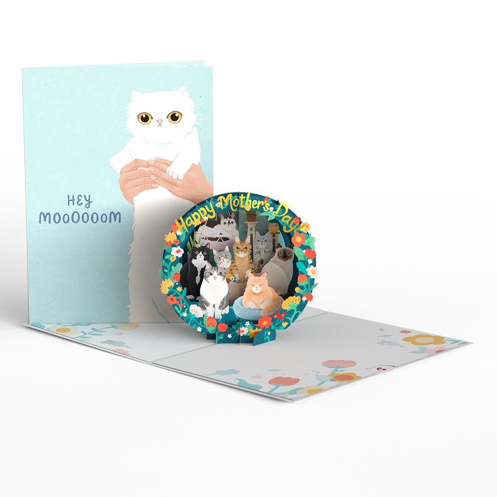 Cat Mom Mother’s Day Pop-Up Card、mySite、solidvoid