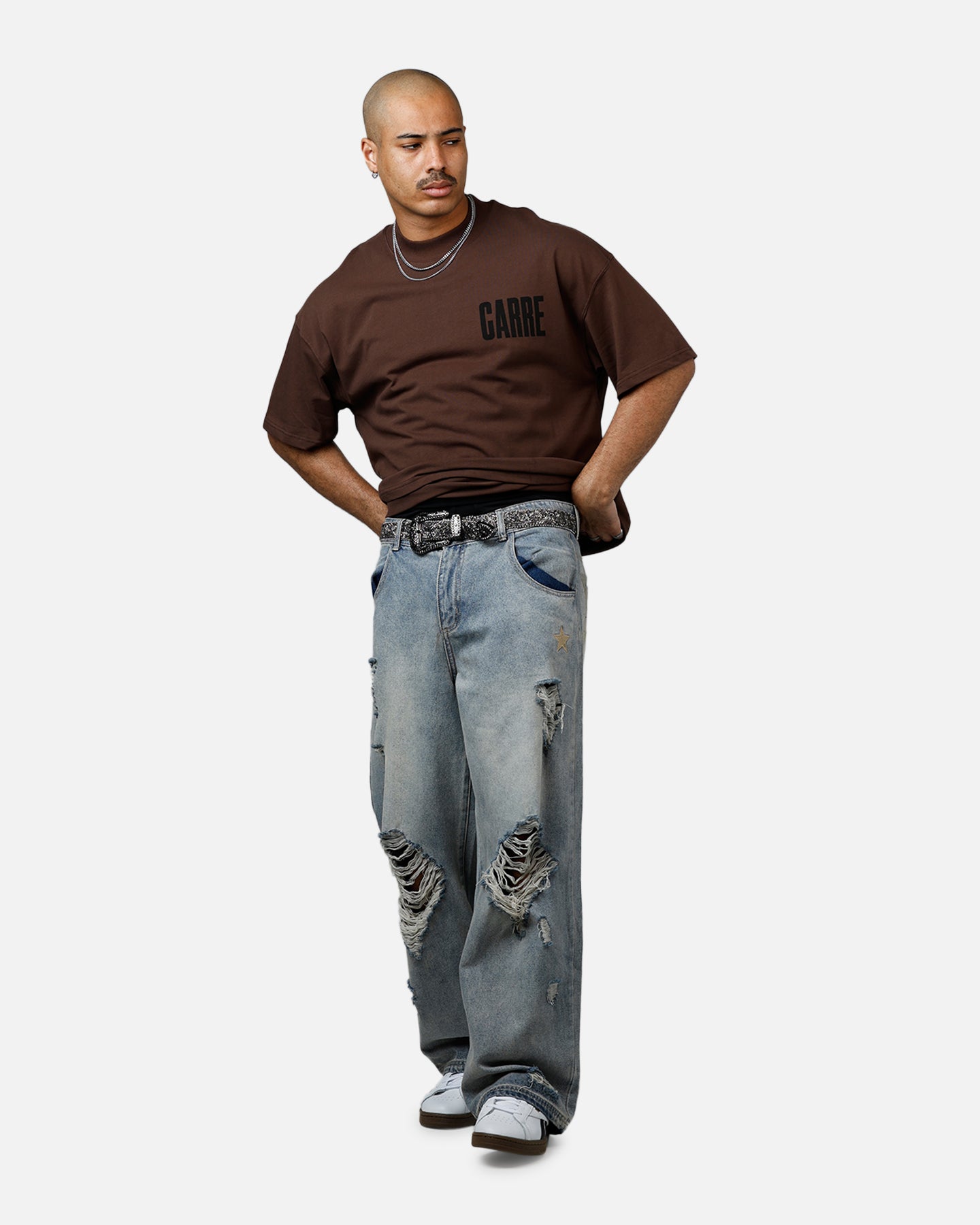 Carre Premium Essentials T-Shirt Chocolate、mySite、zt4zffjzw