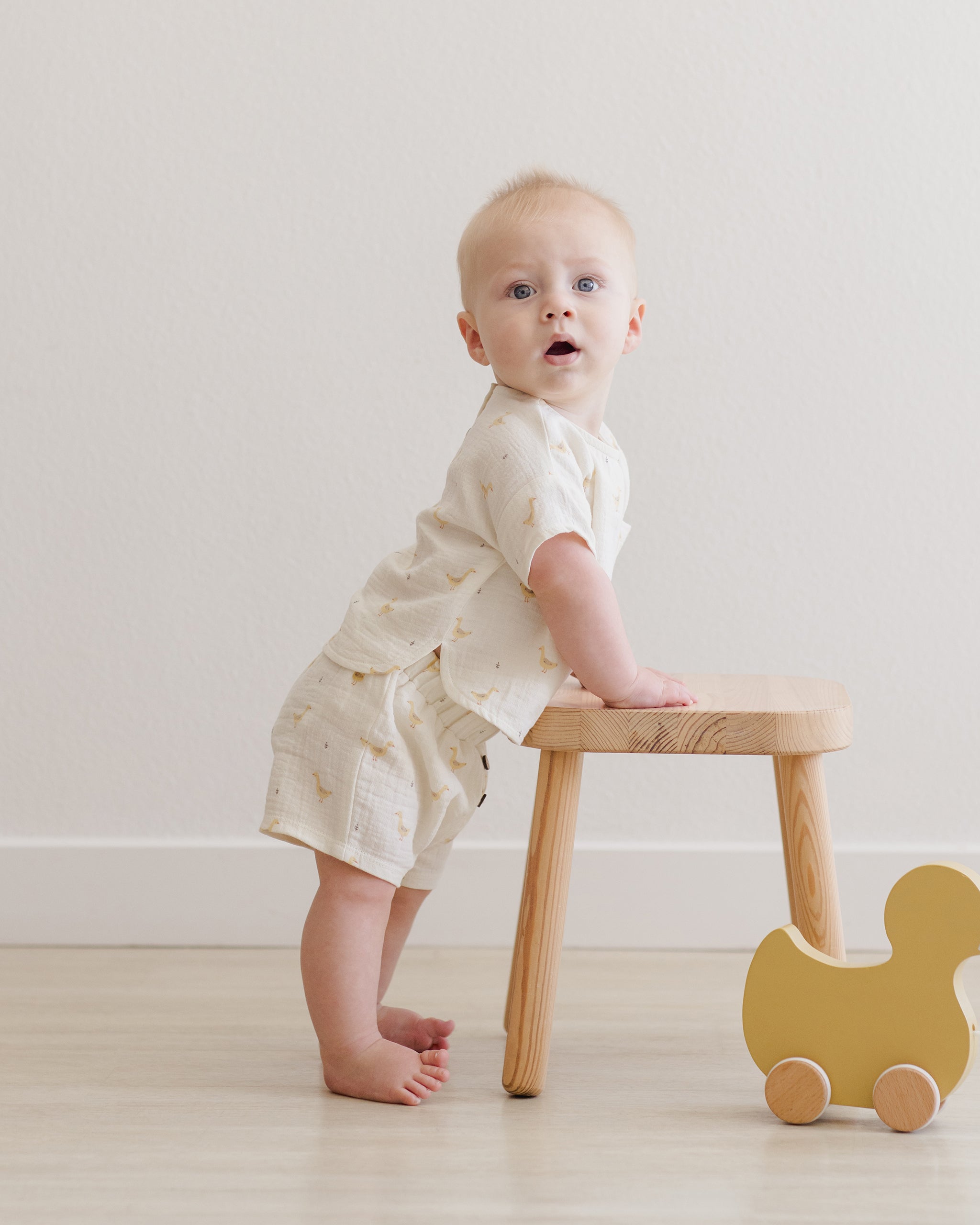  Woven Boxy Top + Short Set || Geese、mySite、layawaytickets