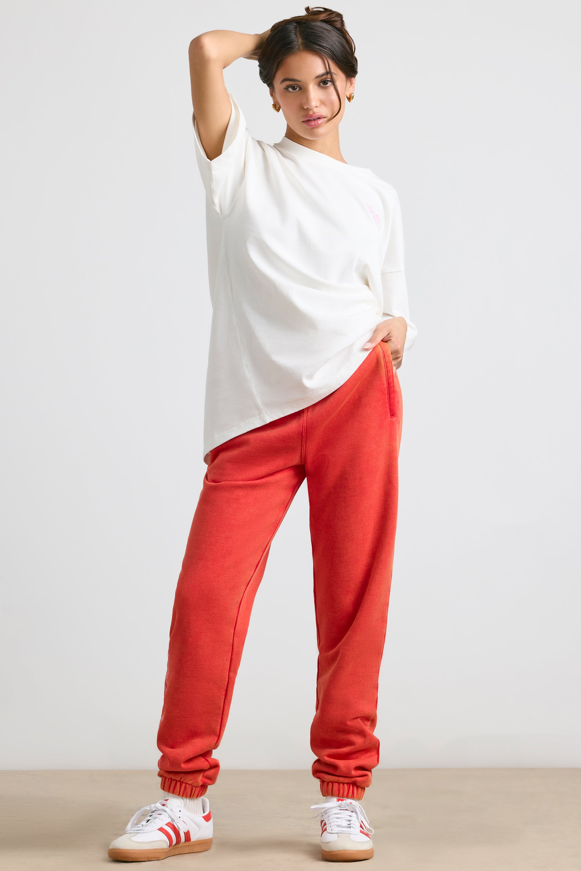 Oversized Joggers in Red、mySite、solidvoid