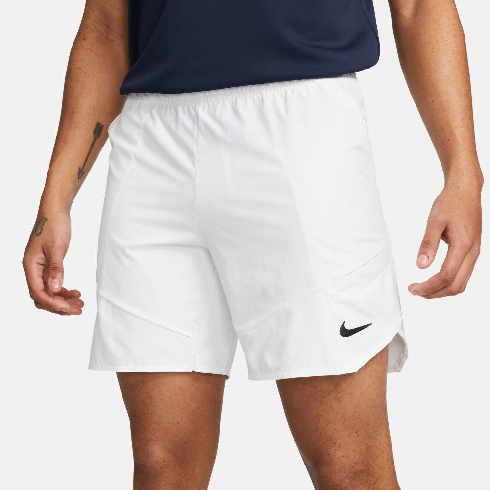 Nike Men's Dri-FIT Advantage Short 7-Inch (White/Black)