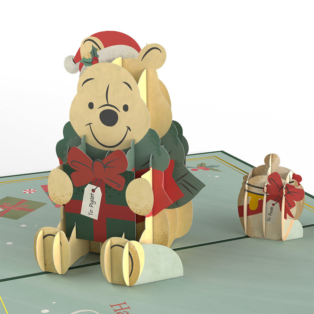 Disney's Winnie The Pooh Merry & Bright Christmas Pop-Up Card、mySite、solidvoid