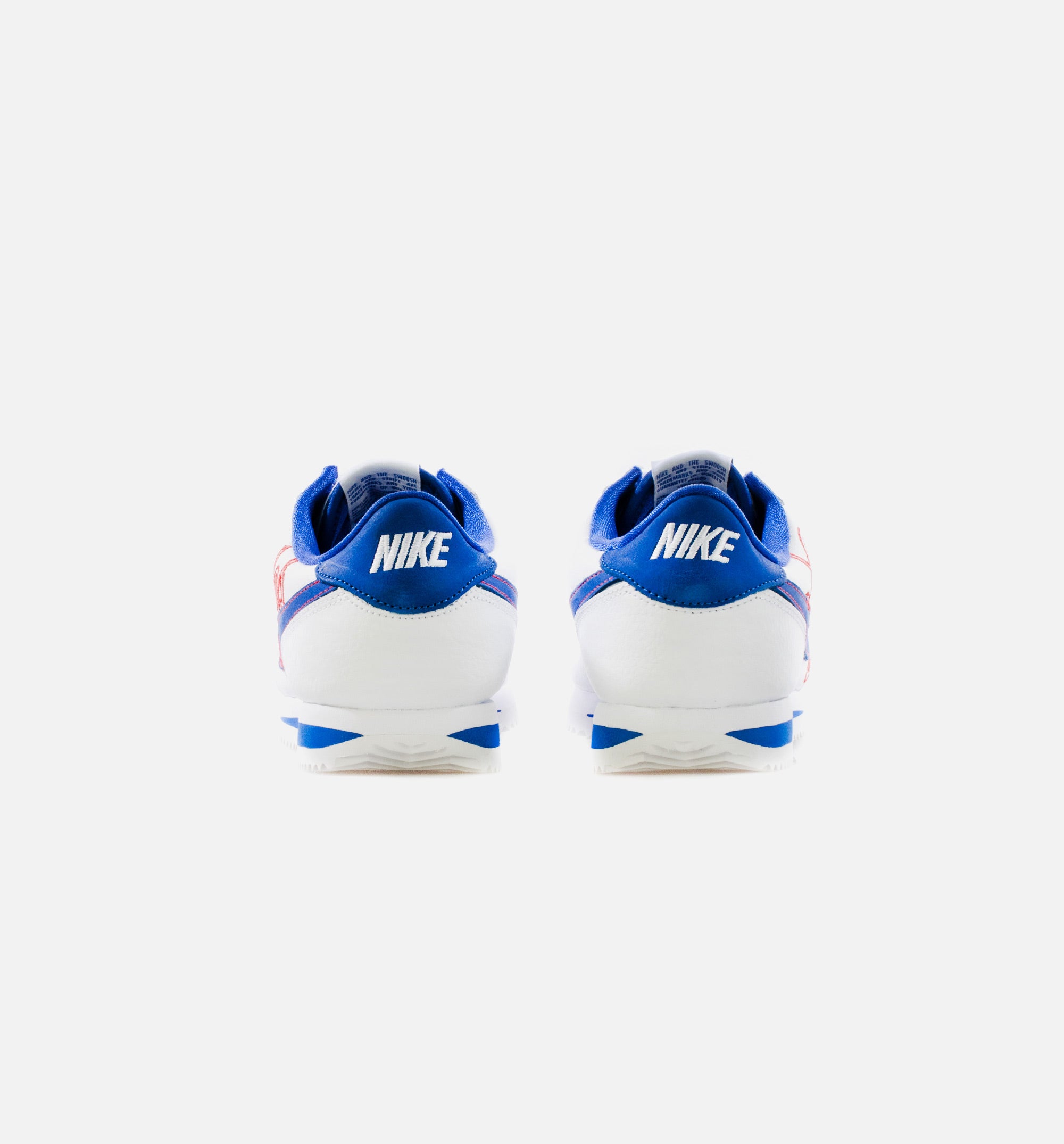 Cortez Basic Leather LA Mens Lifestyle Shoe - White/Red/Blue、mySite、dreamappss