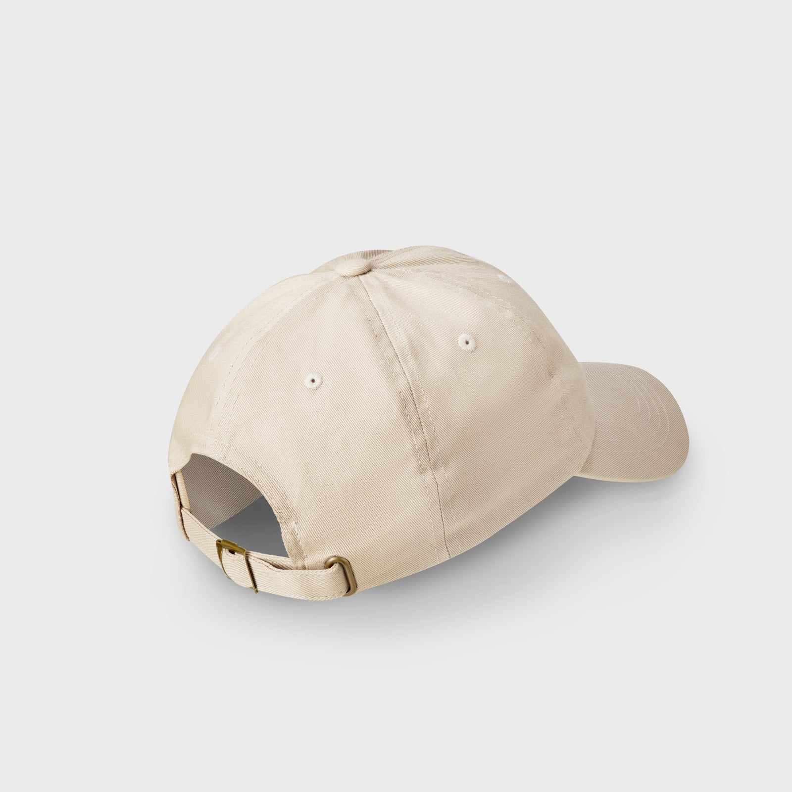 Cap Beige, Brown Logo、mySite、botmansion