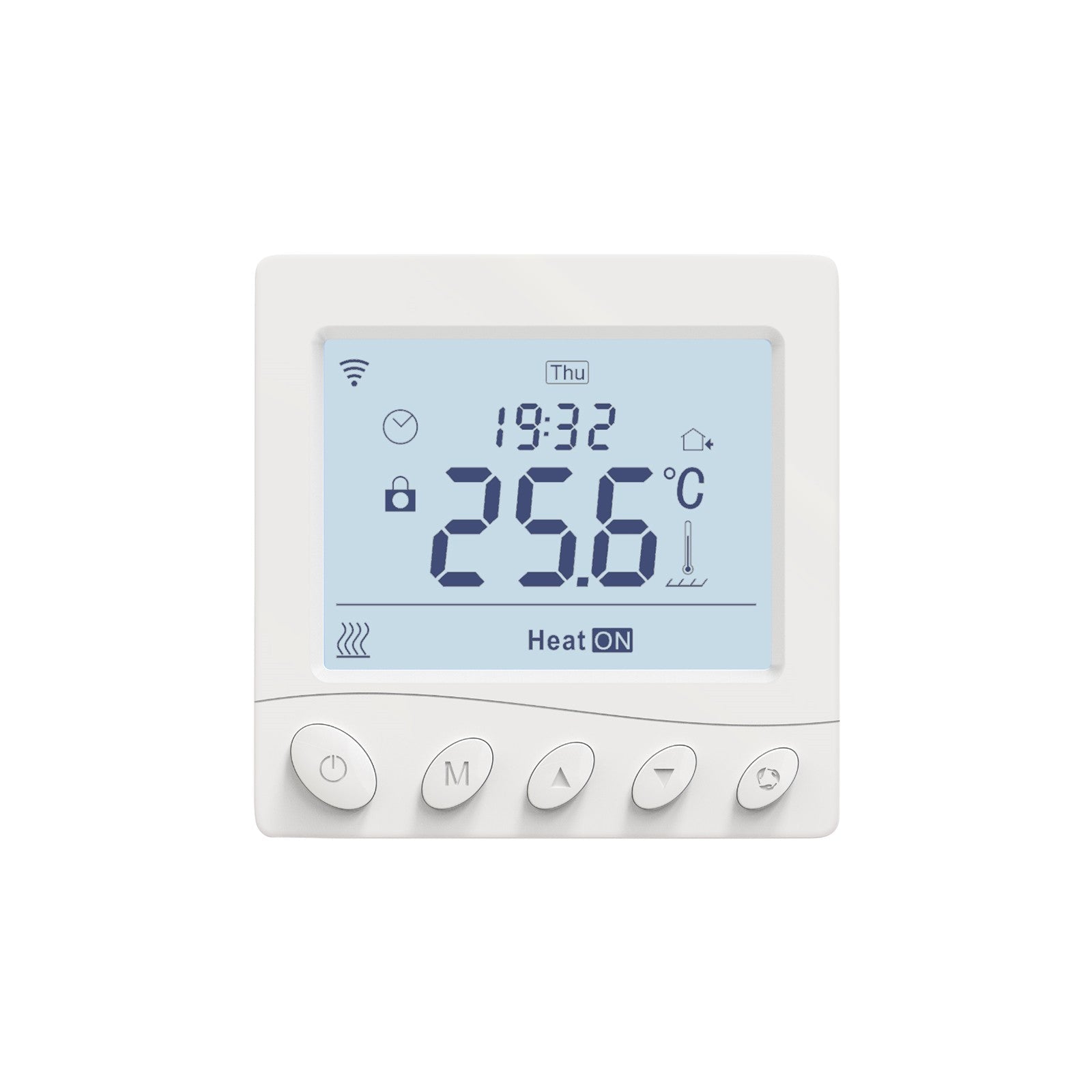 WiFi Thermostat Room Temperature Controller Water/Electric/Gas Boiler Floor Heating App Control、mySite、fannypackpong