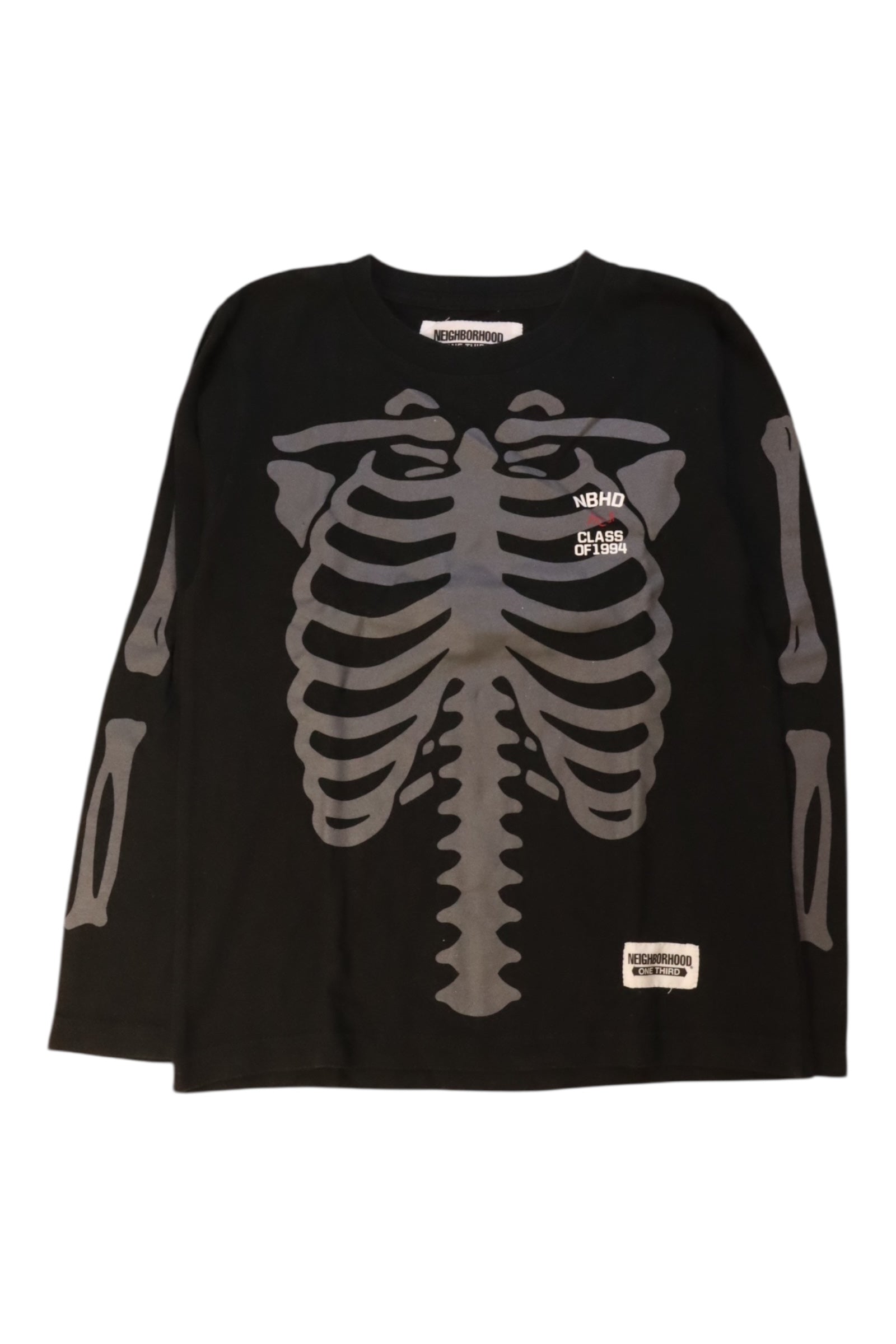 Neighborhood Skeleton Long Sleeve T-Shirt Size 7-8Y、mySite、g9winljtr