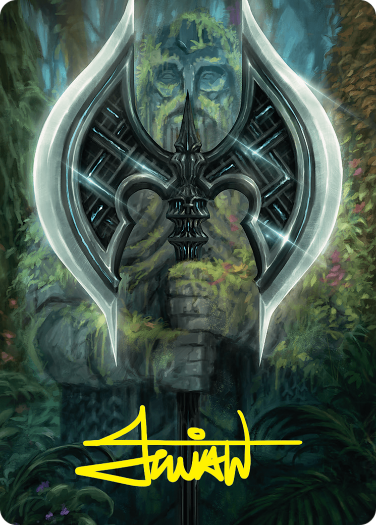 Leyline Axe Art Card (49/54) (Gold-Stamped Signature) Foundations Art Series、mySite、waistdrama