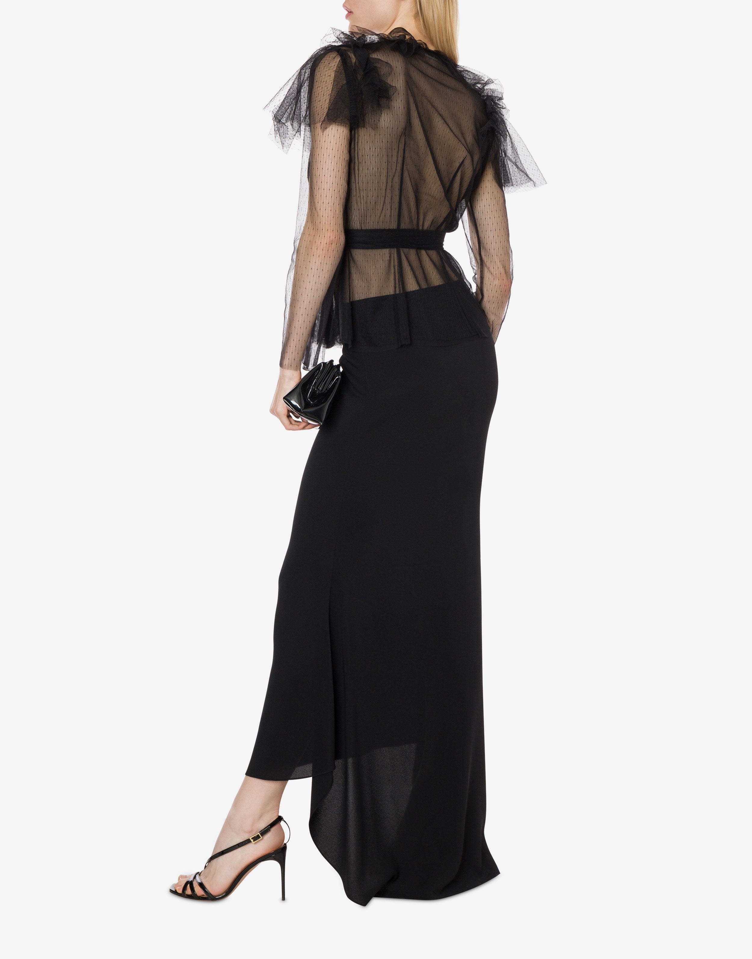 Camicia in tulle pois d'esprit.、mySite、aoinhome