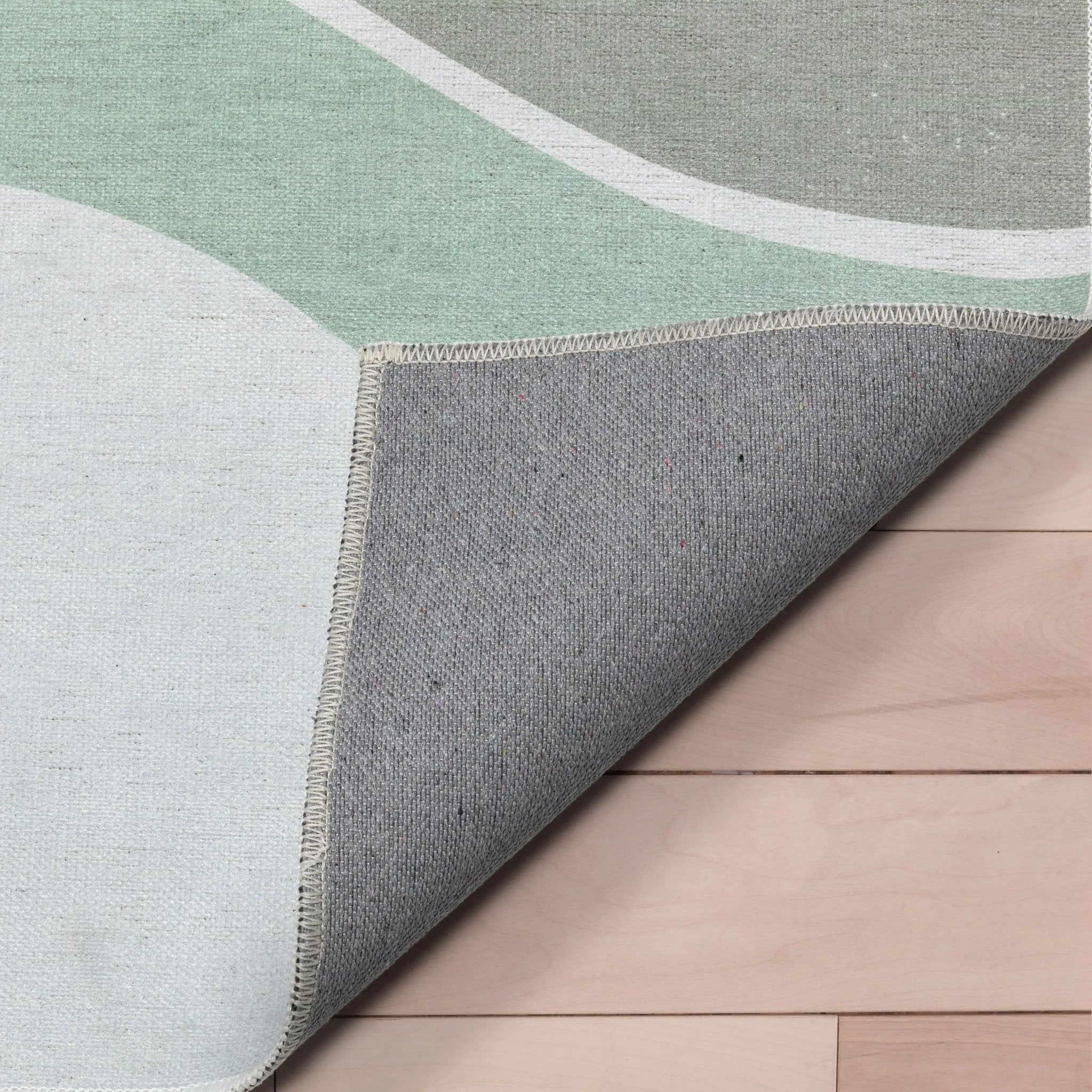 Curved Rainbow Modern Multi Color Area Flat-Weave Rug、mySite、gigharbornorthrealestate