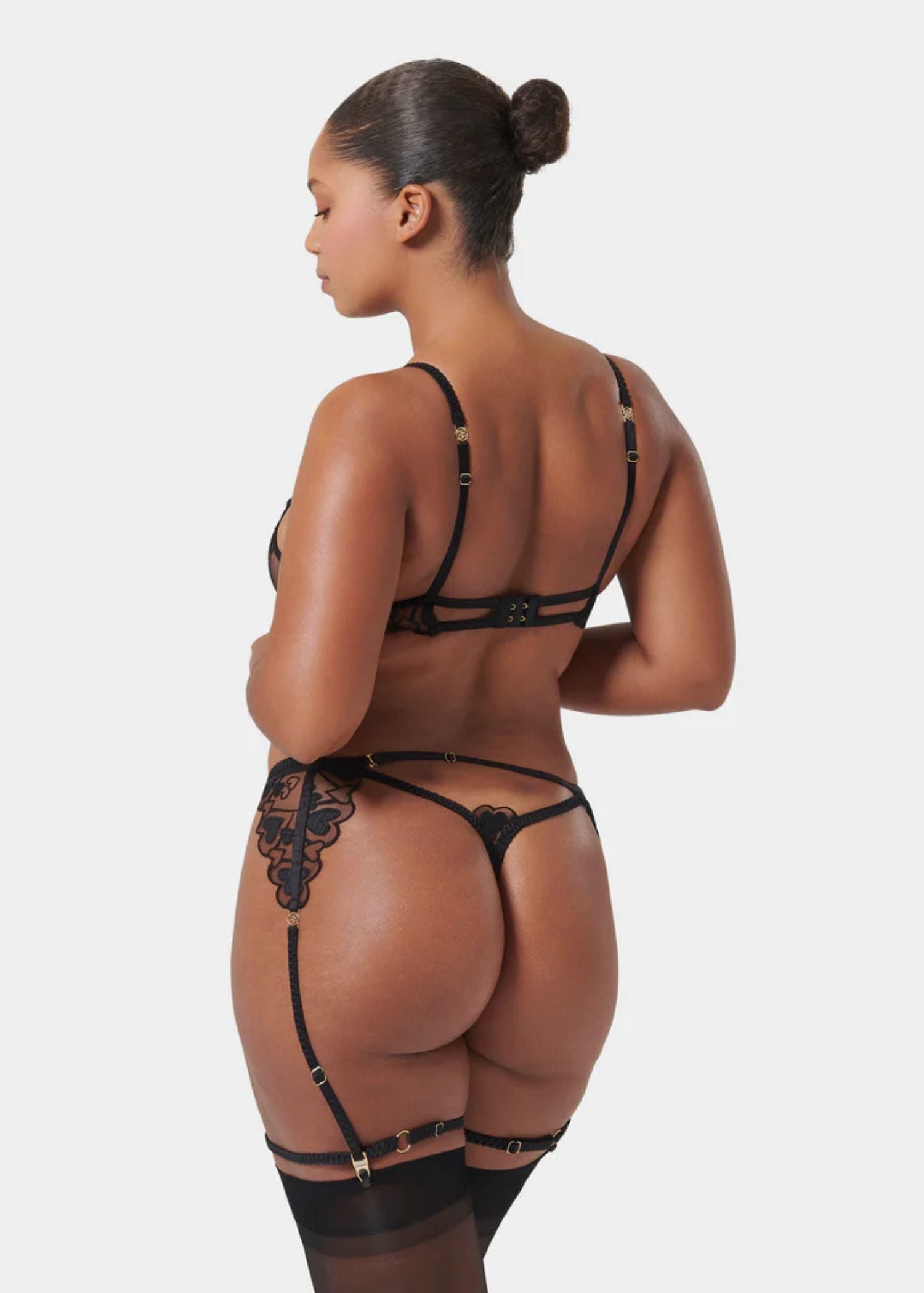  Harlow Suspender Thigh Harness (Black)、mySite、justintrudeaud