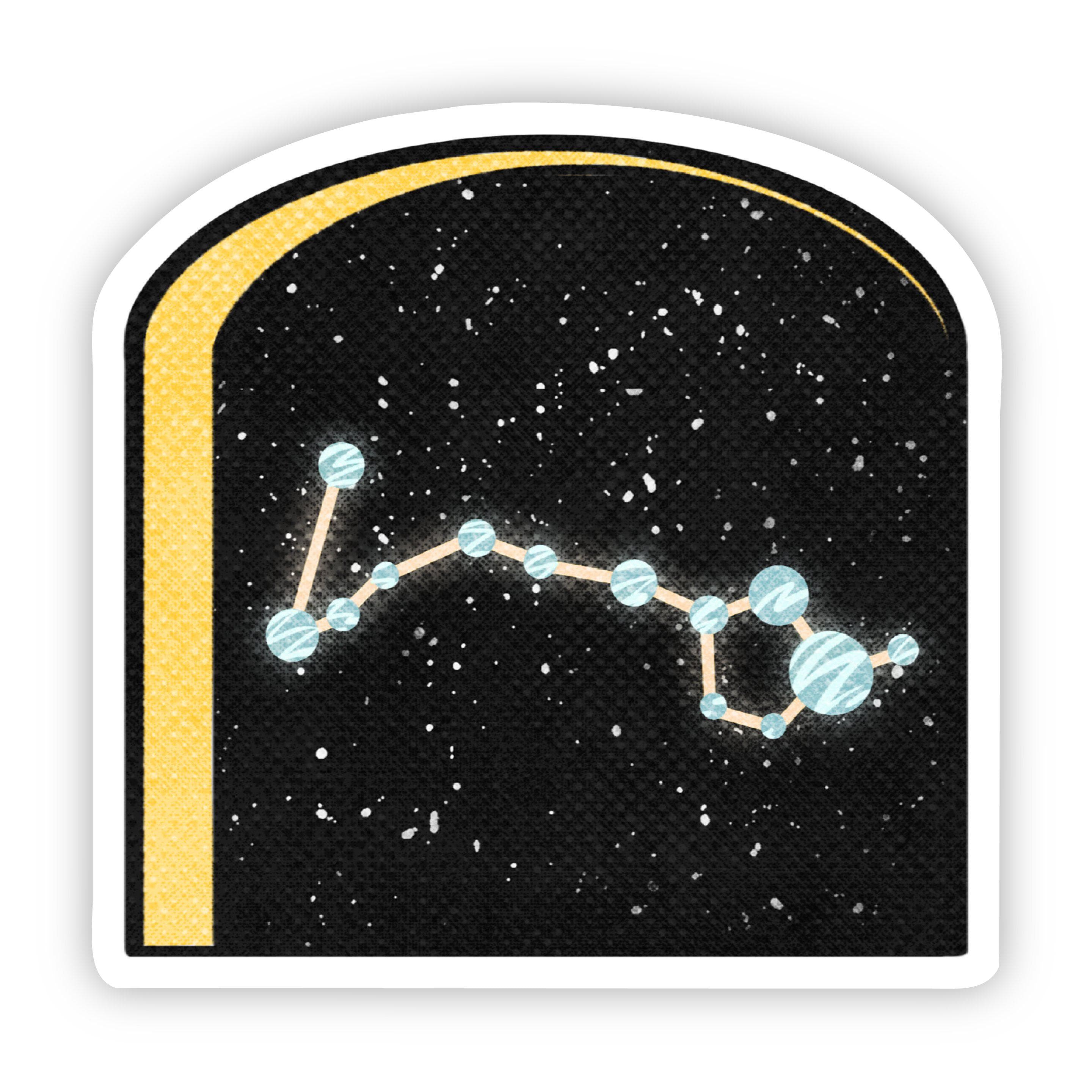  Pisces Constellation Zodiac Sticker、mySite、elrpsem3k