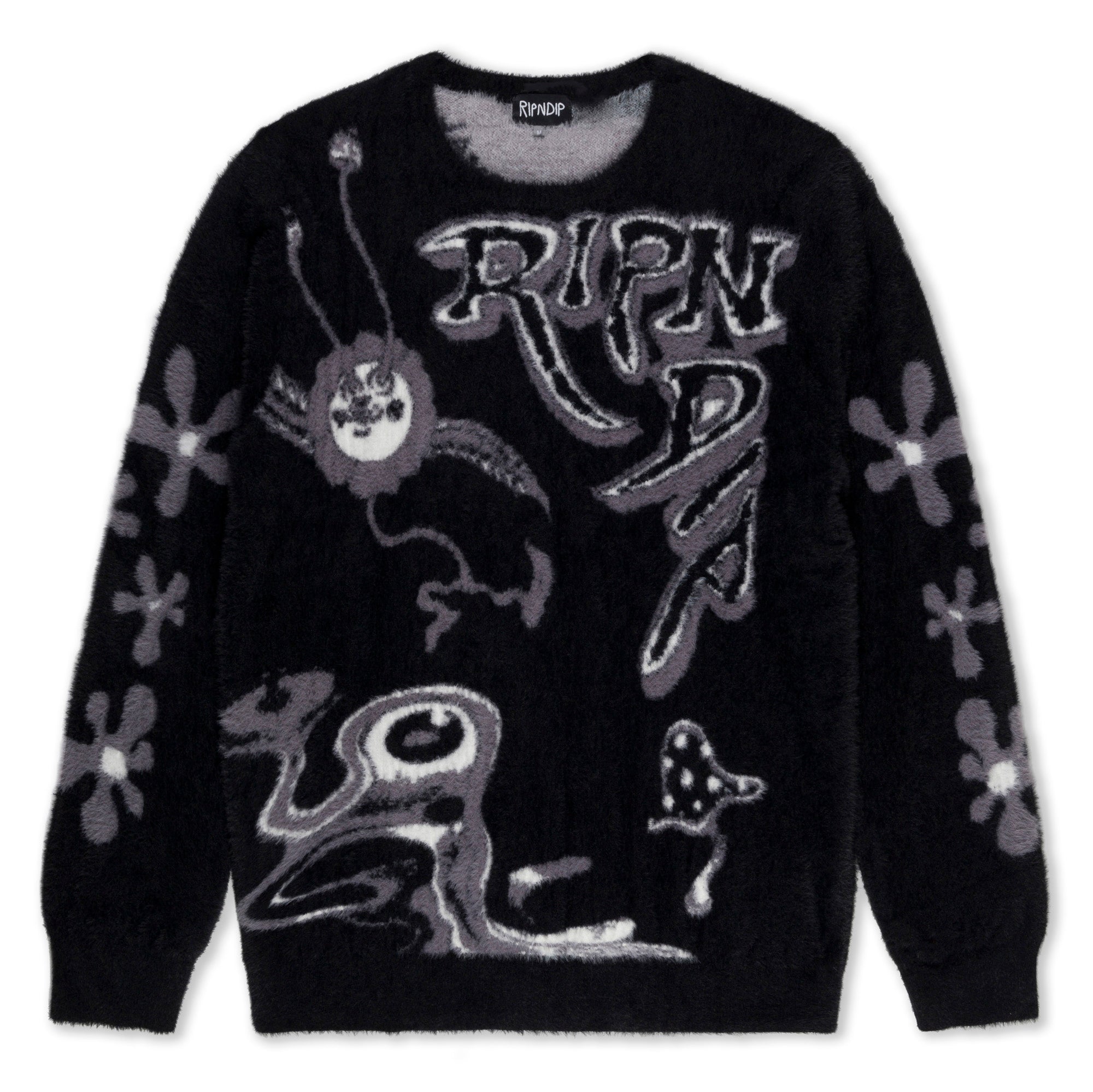  Space Walk Mohair Sweater (Black)、mySite、merchandisen