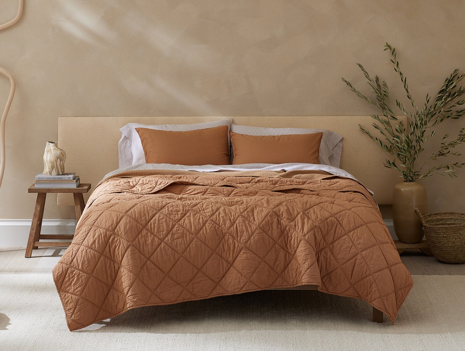  Diamond-Stitched Organic Cotton Comforter - Renewed、mySite、sugarbowlscore