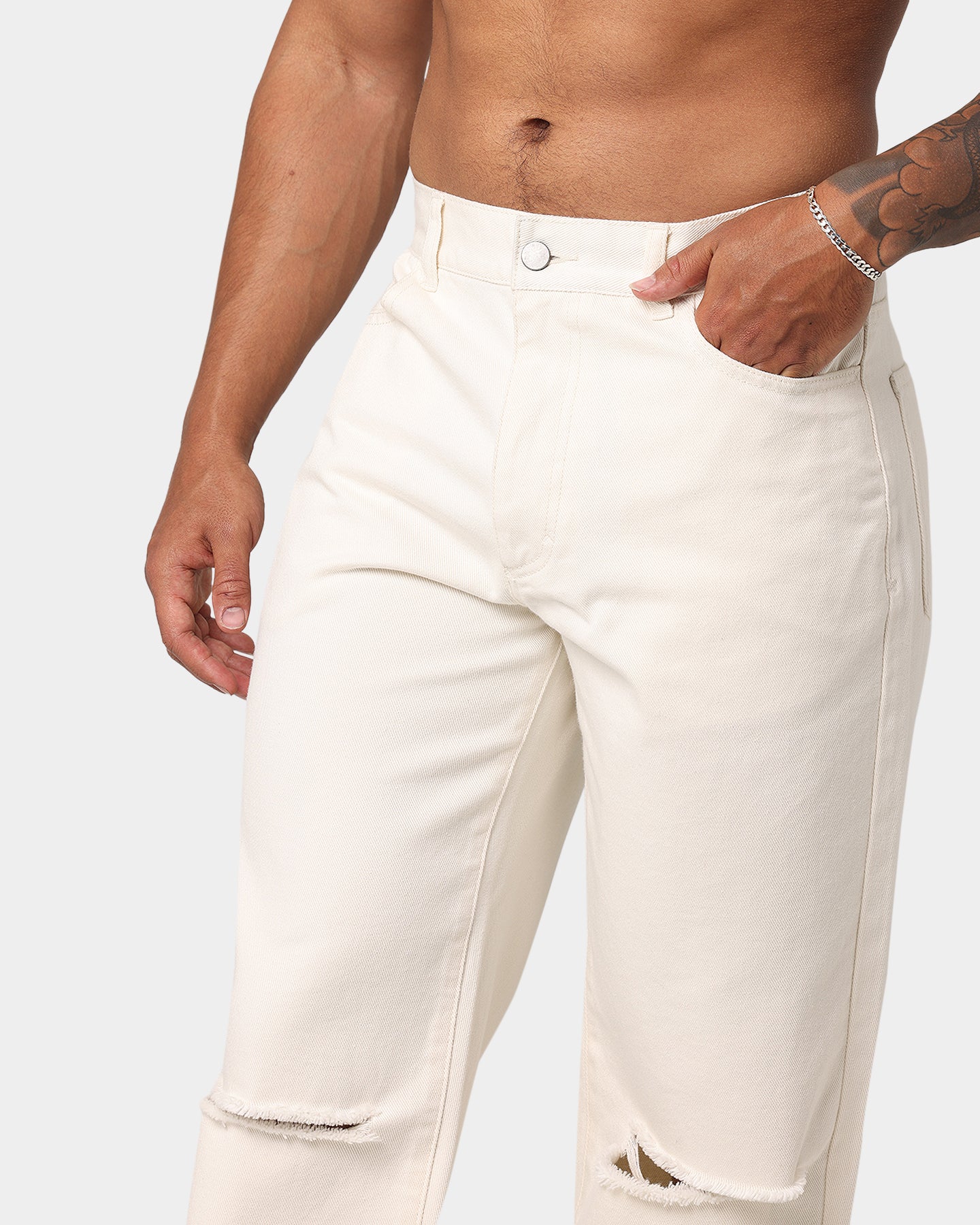 EN ES Ryder Straight Leg Jeans Off White、mySite、zt4zffjzw