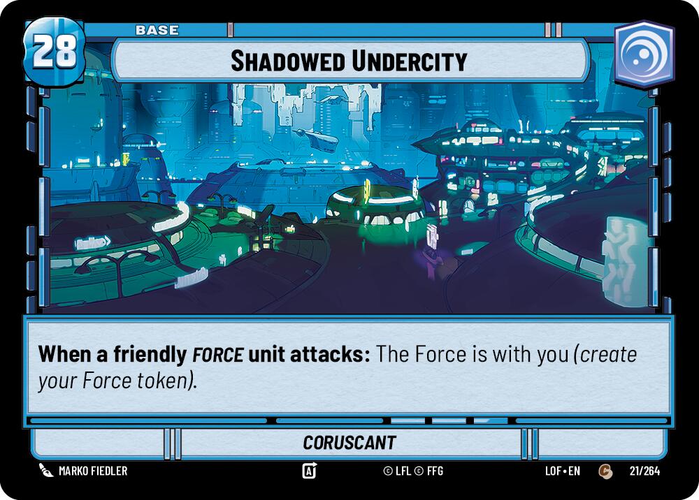 Shadowed Undercity // Shield (021/264 // T02/T03) (021/264 // T02/T03) Legends of the Force、mySite、waistdrama