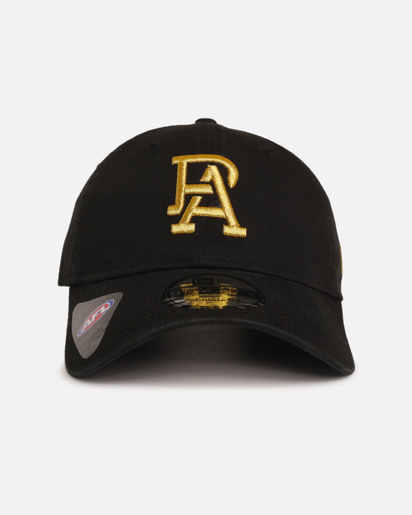 New Era Port Adelaide Football Club 'AFL Black & Gold' 9TWENTY Strapback Black/Gold、mySite、zt4zffjzw