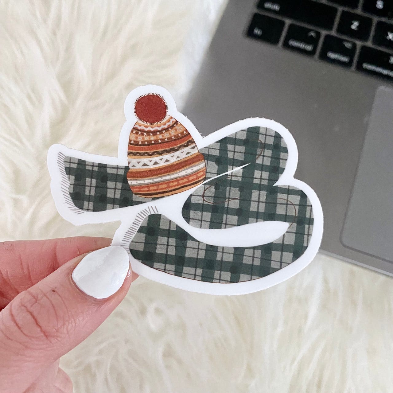  Cold Weather Hat & Scarf Sticker、mySite、ghnorth