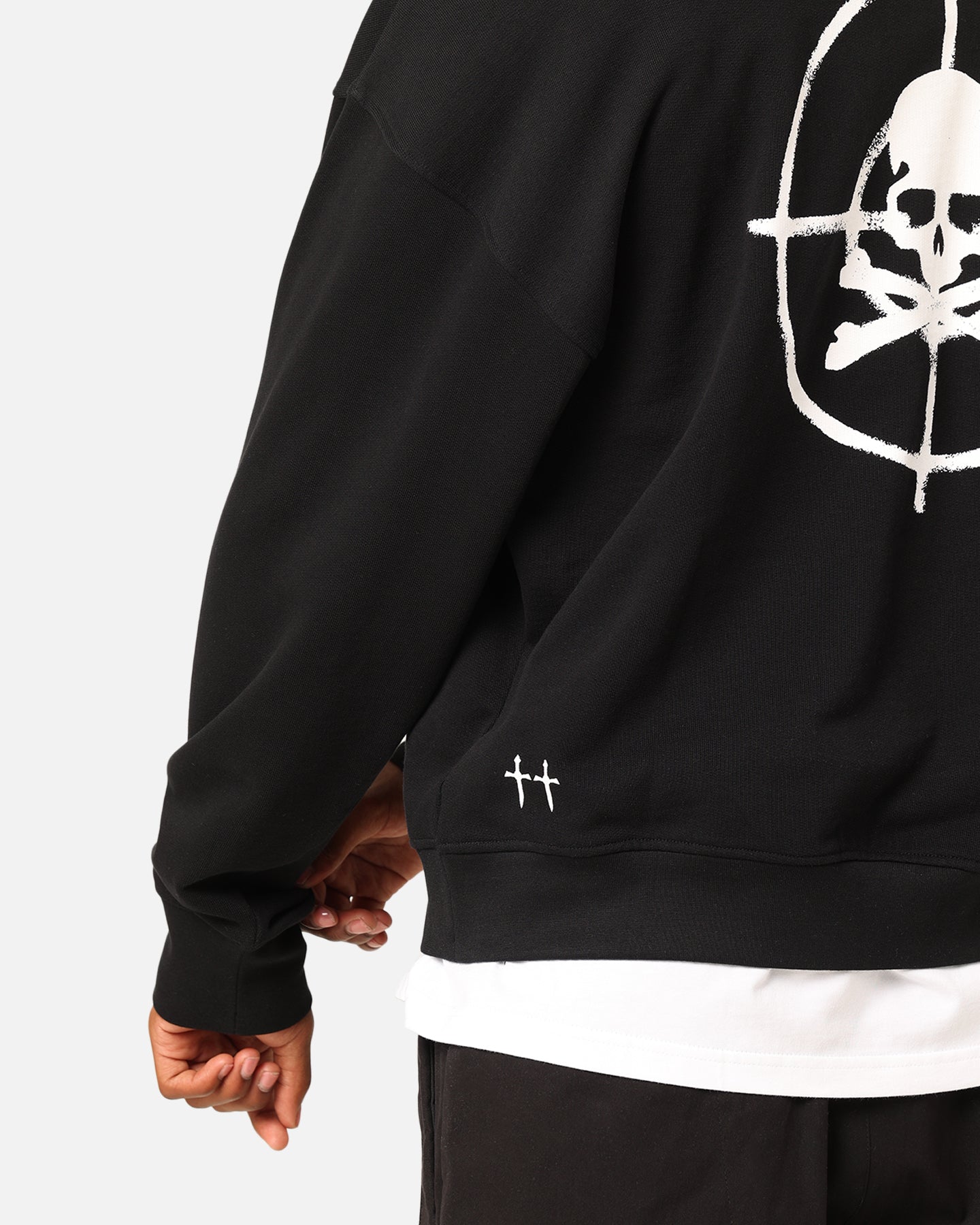 Saint Morta Post Humanous Crewneck Black、mySite、zt4zffjzw