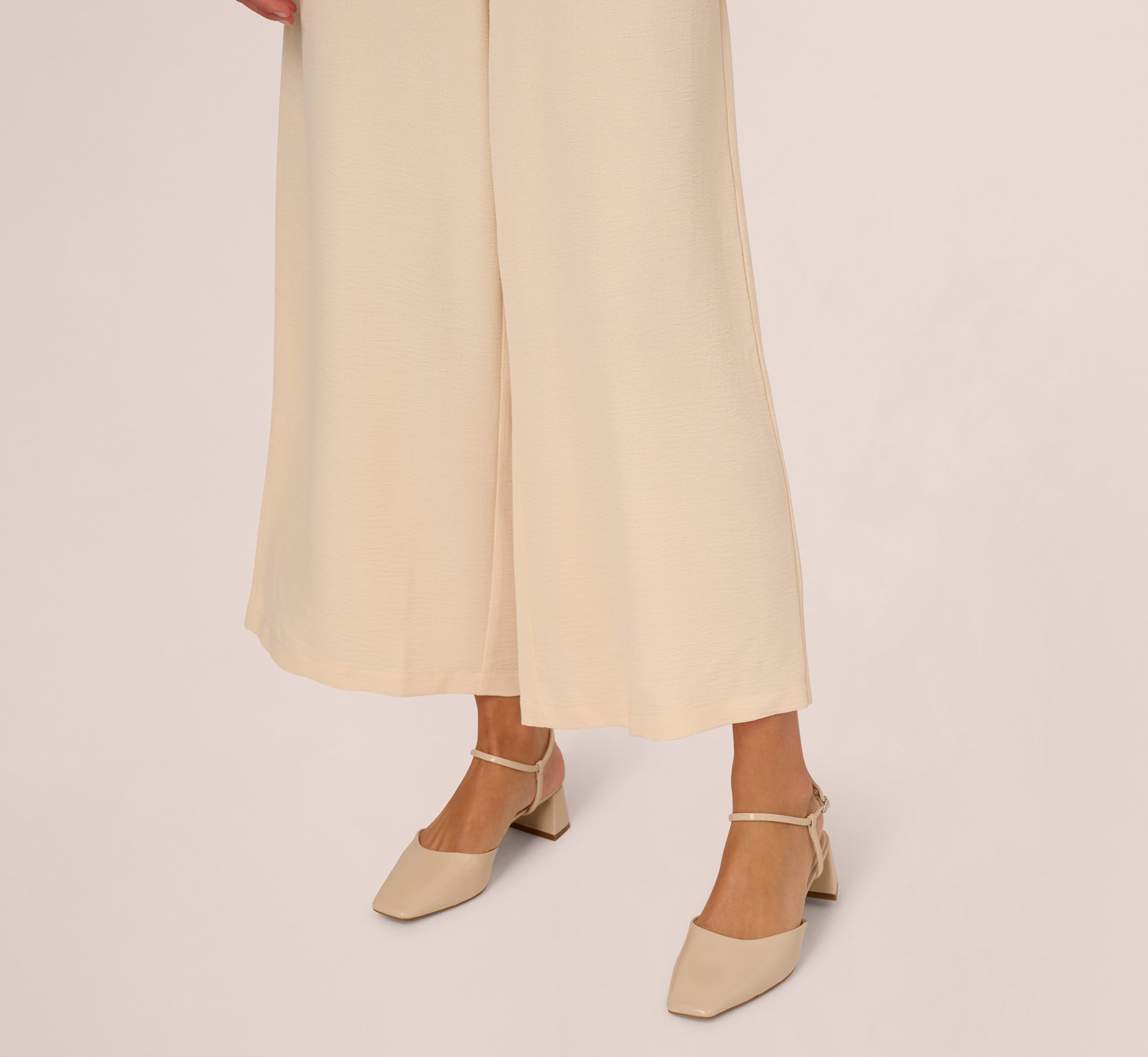 Wide Leg Pull On Airflow Pant In Cannoli Cream、mySite、solidvoid