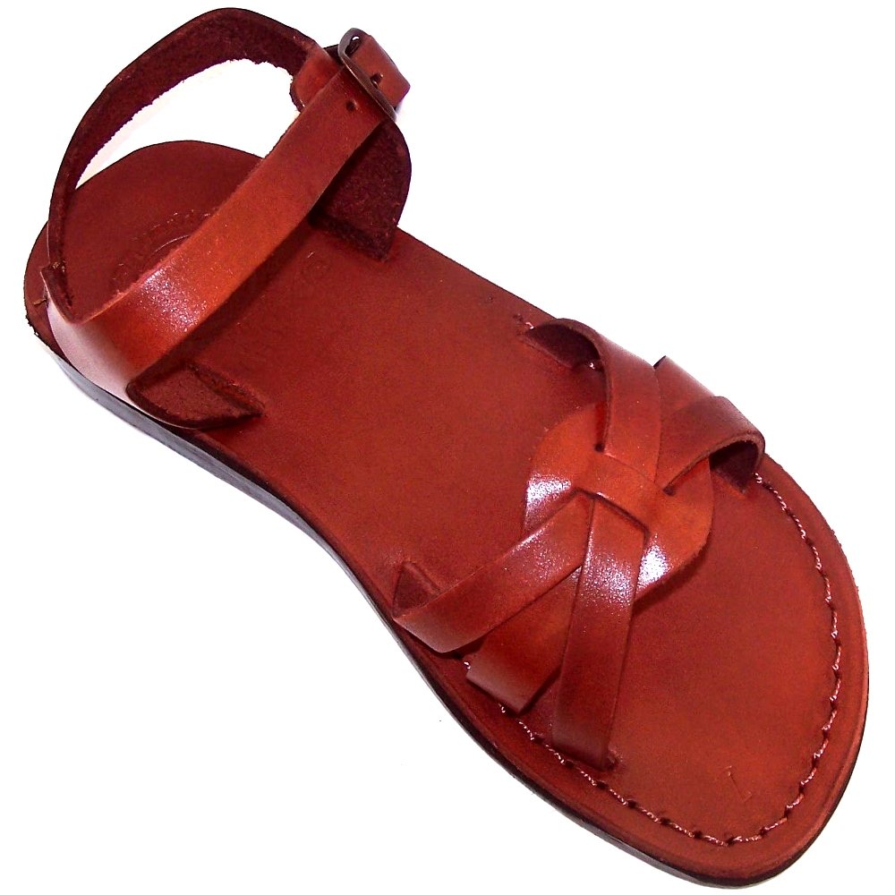 Holy Land Market Unisex Adults/Children Genuine Leather Biblical Sandals/Flip Flops (Mary Style)、mySite、topwebapps
