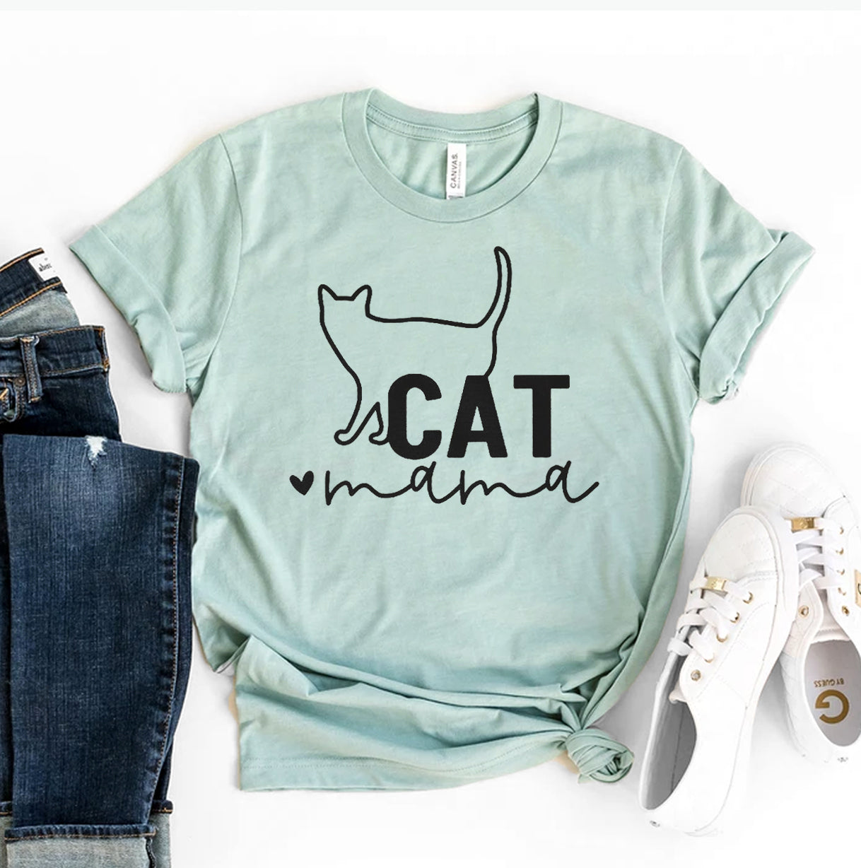 Cat Mama T-Shirt、mySite、camillekostekn