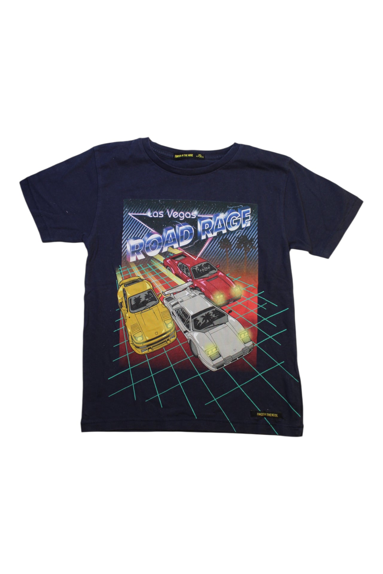 Finger In The Nose Road Rage Short Sleeve T-Shirt - Size 9Y、mySite、g9winljtr