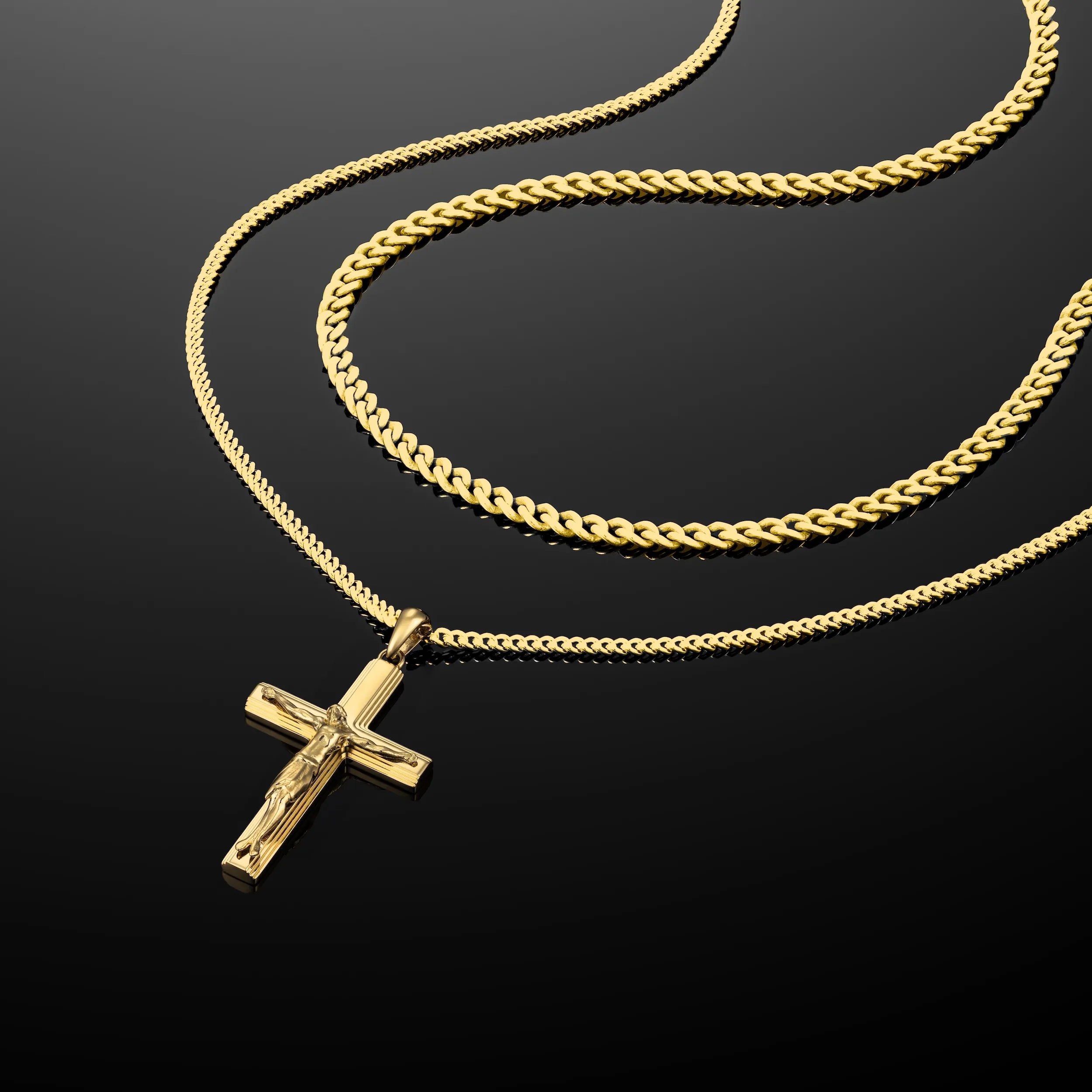 Crucifix Pendant - 14K Gold、mySite、botmansion