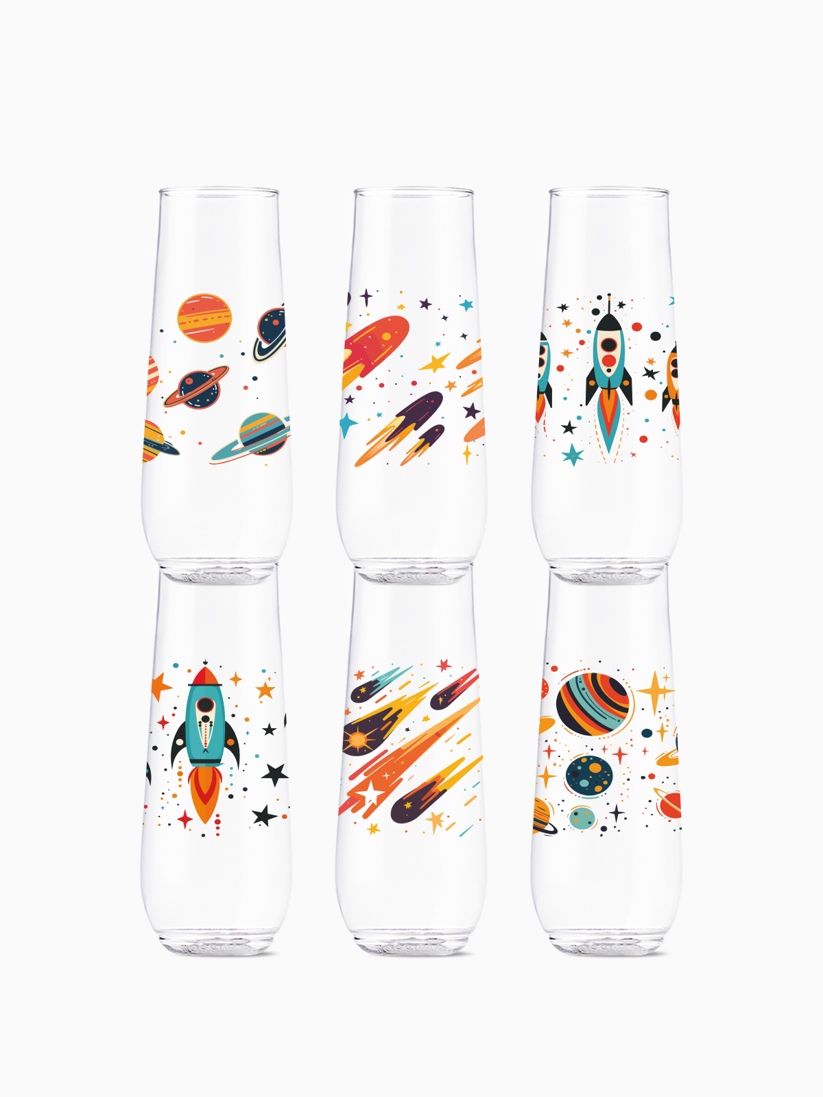 Colorful Galaxy - POP 9oz Flute、mySite、camillekostekn