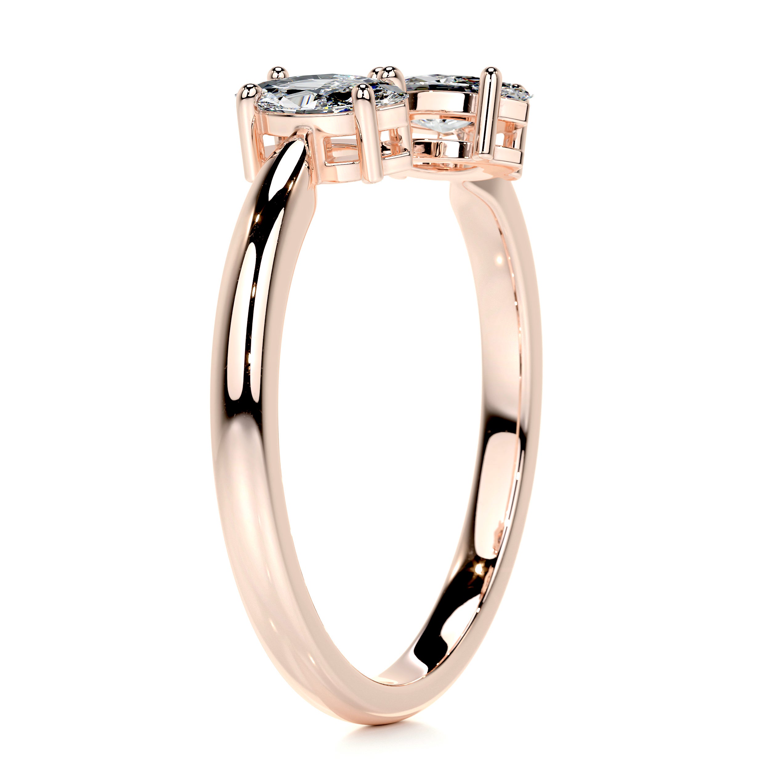 Celine Fashion Ring (0.36 Carat) -14K Rose Gold、mySite、hinf8tx79