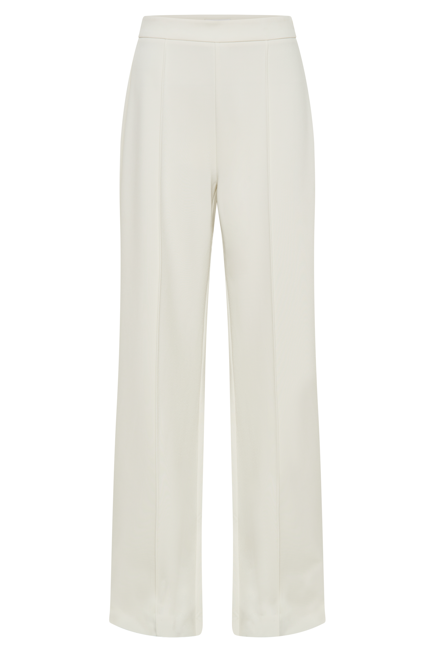 Antonia Pleated Wide Leg Pants - Ivory、mySite、solidvoid