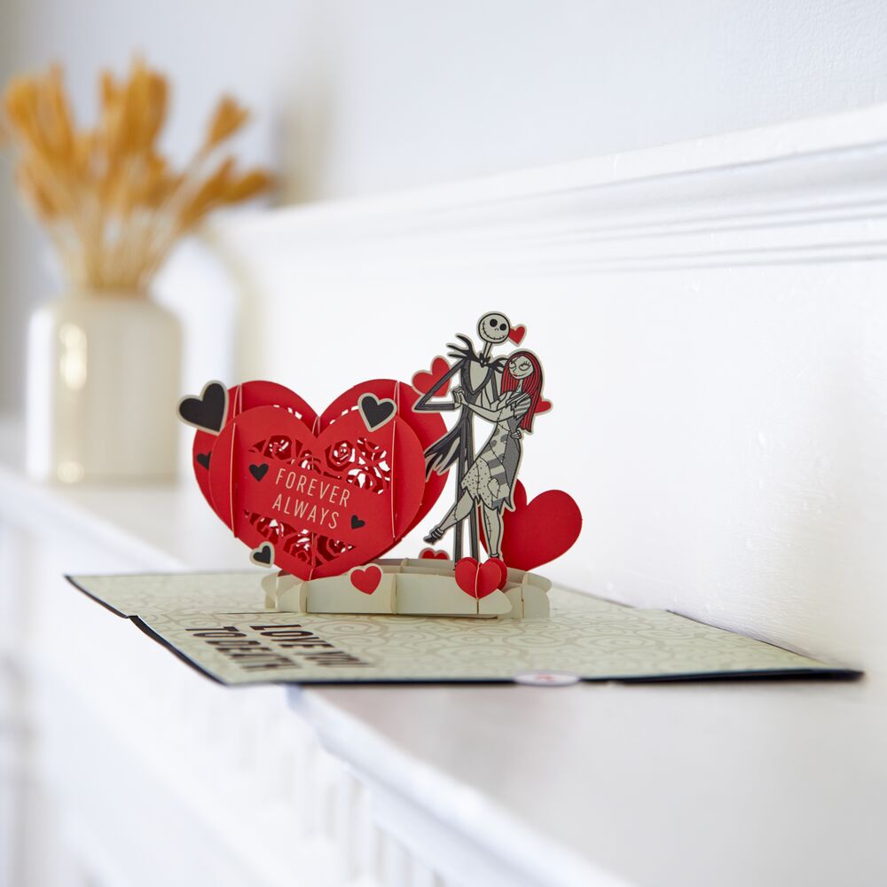 Disney Tim Burton's The Nightmare Before Christmas Love You to Death Pop-Up Card、mySite、solidvoid