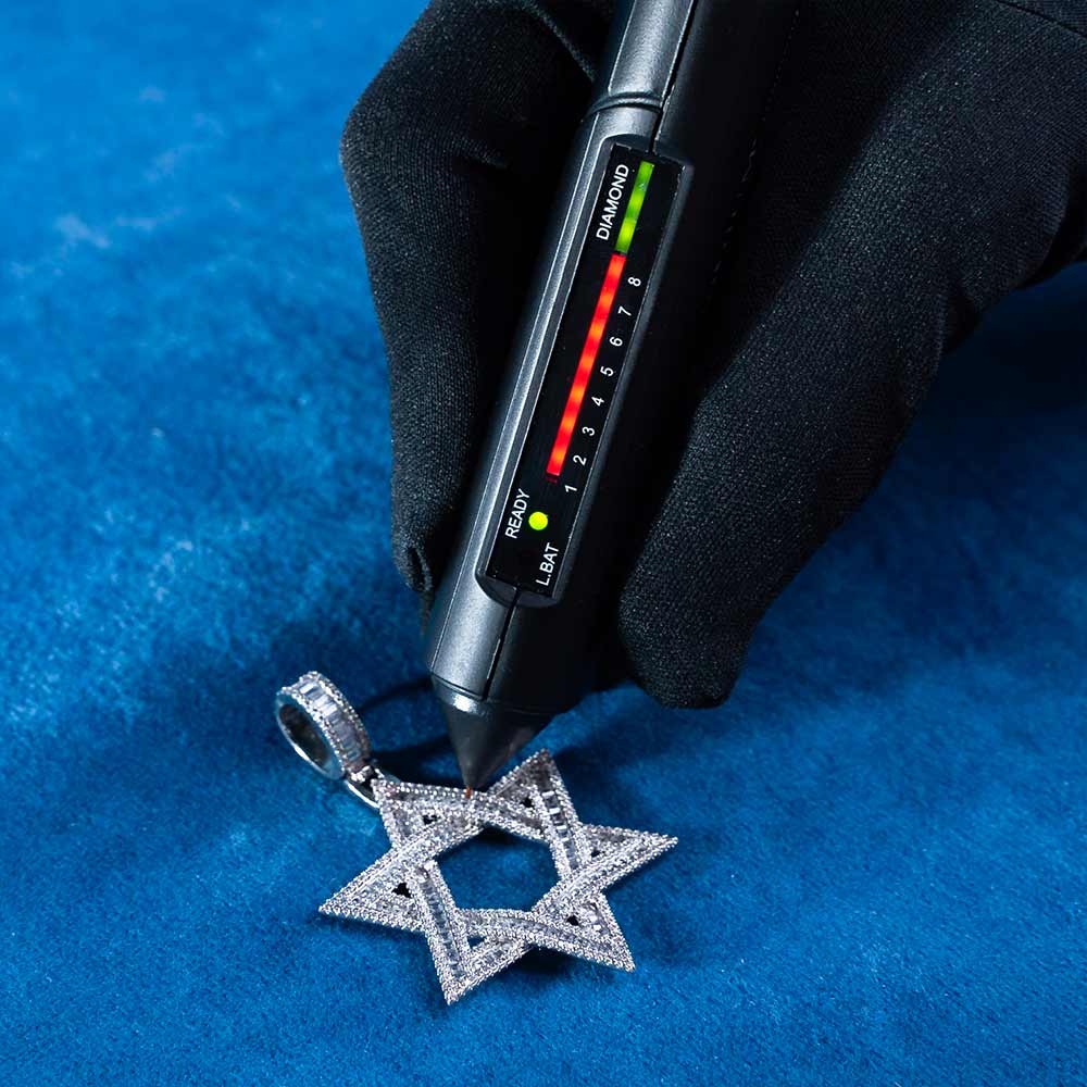 Moissanite Star of David Pendant 14K Gold、mySite、hinf8tx79