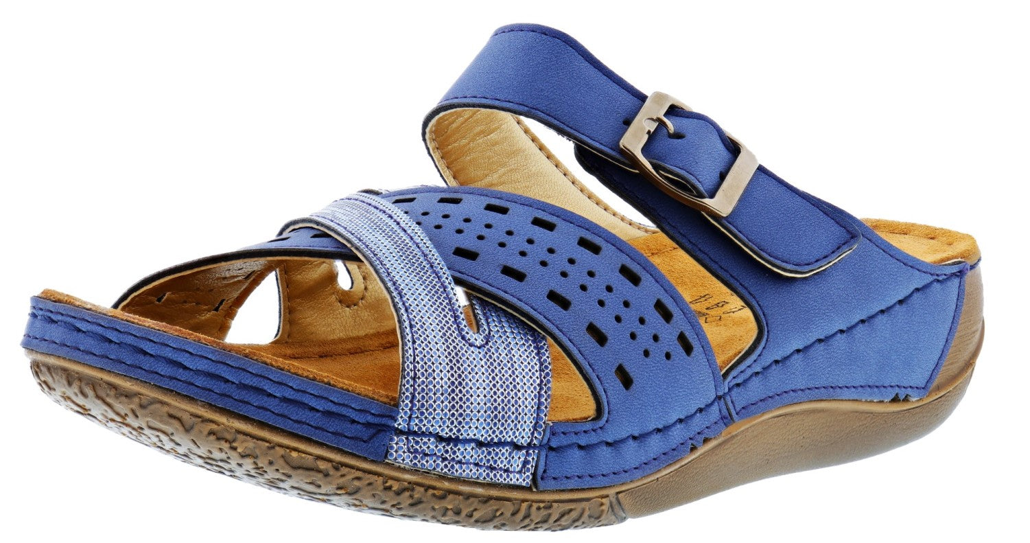 Flexus Women's Denia Hook and Loop Sandals、mySite、dreamappss