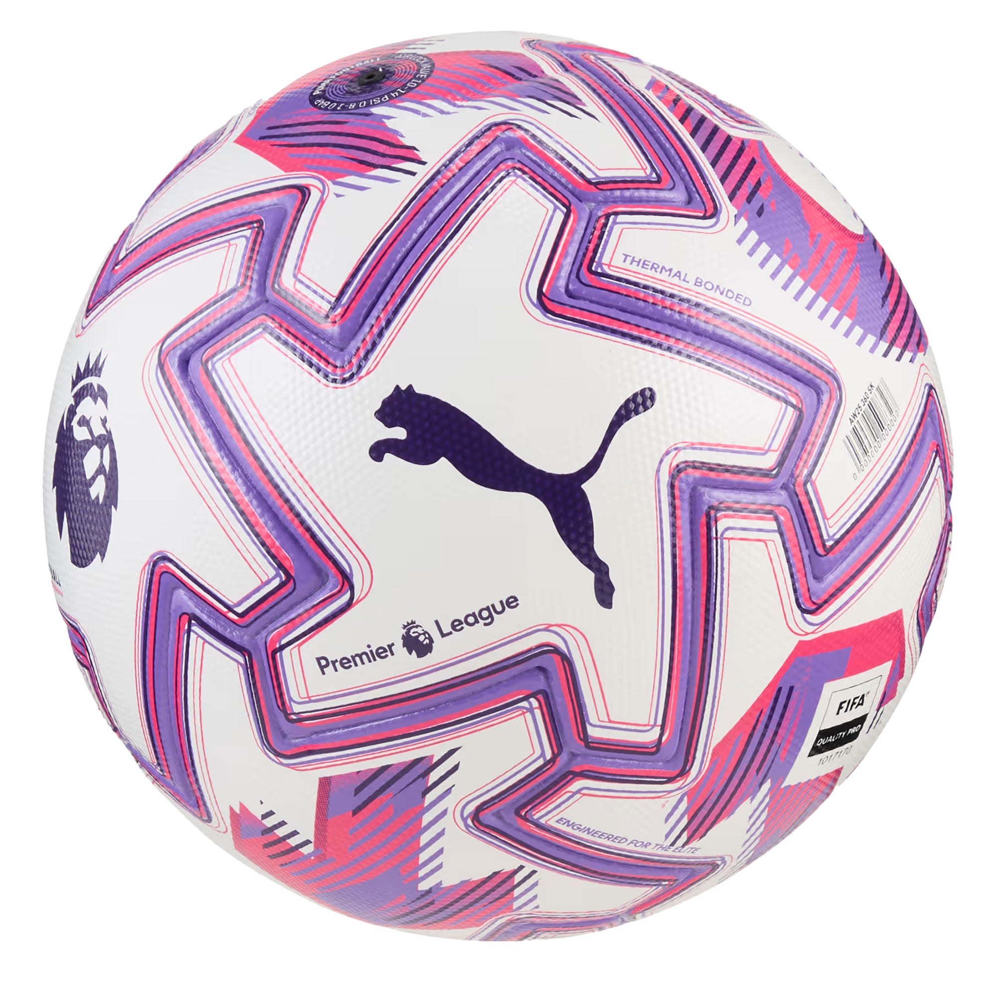 PUMA Orbita Ultimate Brilliance 2025/26 Premier League Official Match Ball White/Multi Color、mySite、bottomscart