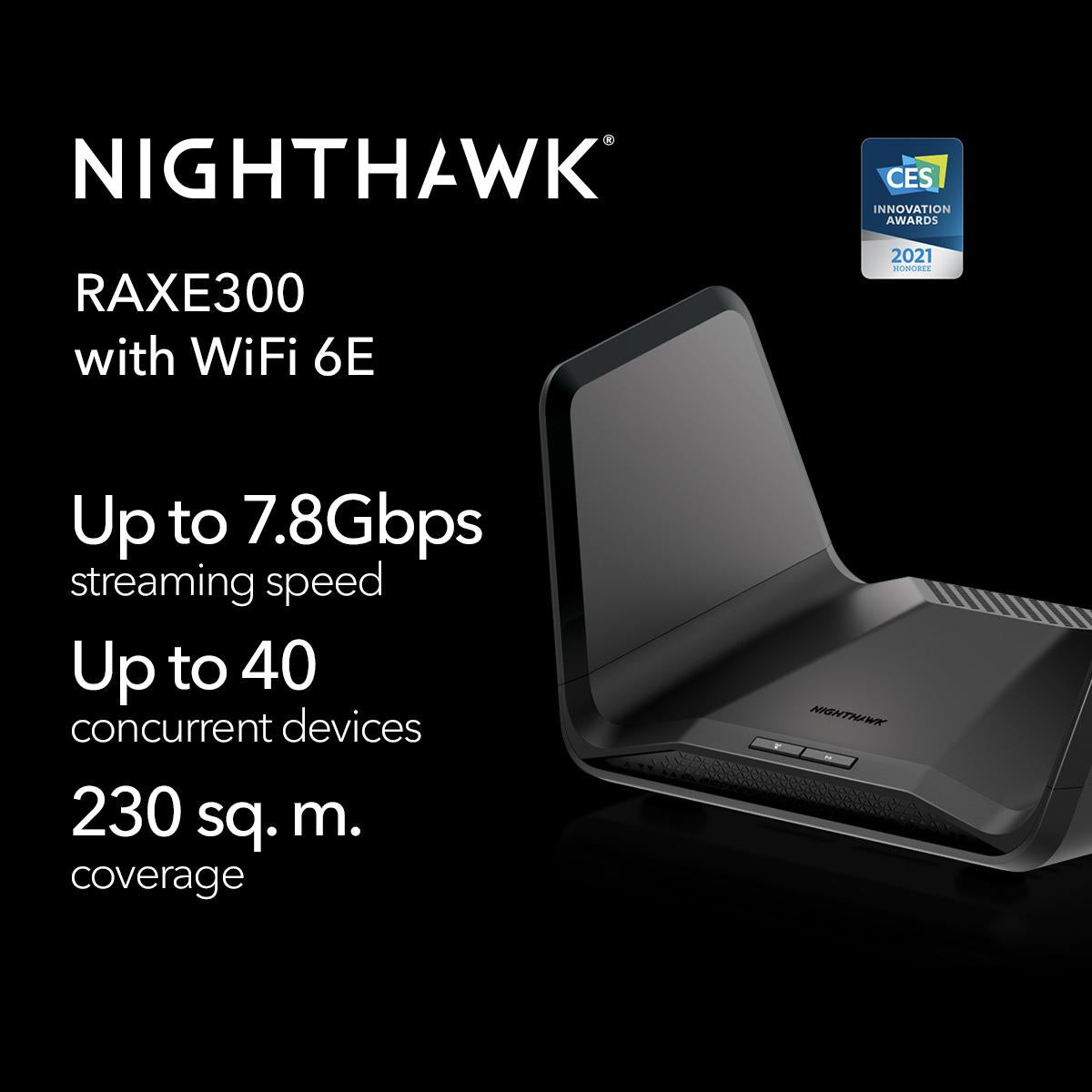 NETGEAR Nighthawk AXE7800 8 Stream Tri-Band Wi-Fi 6E Router、mySite、camillekostekn