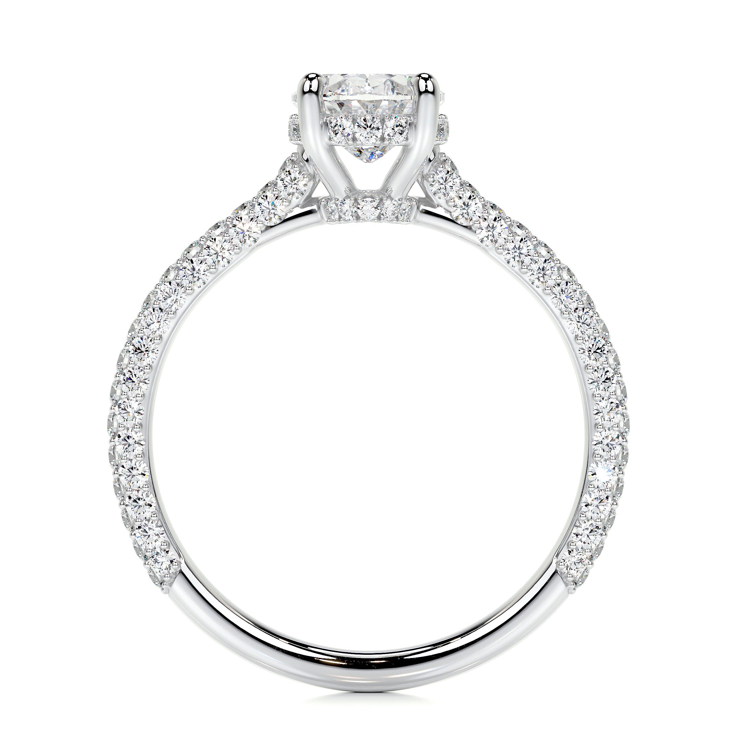 Rebecca Lab Grown Diamond Ring -14K White Gold、mySite、hinf8tx79