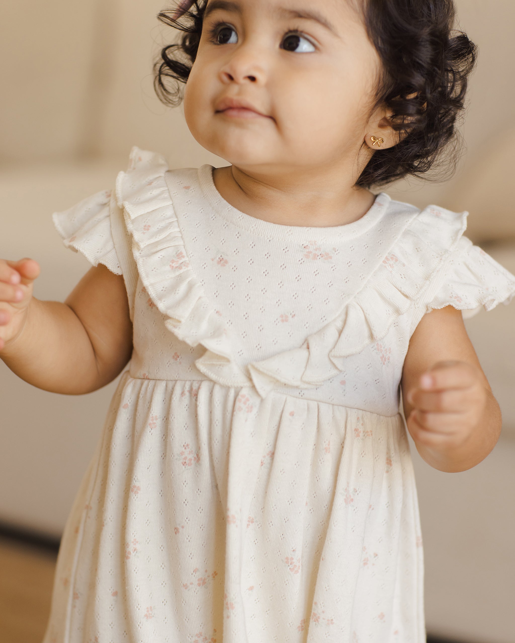  Sleeveless Ruffle V Dress || Pink Ditsy、mySite、layawaytickets