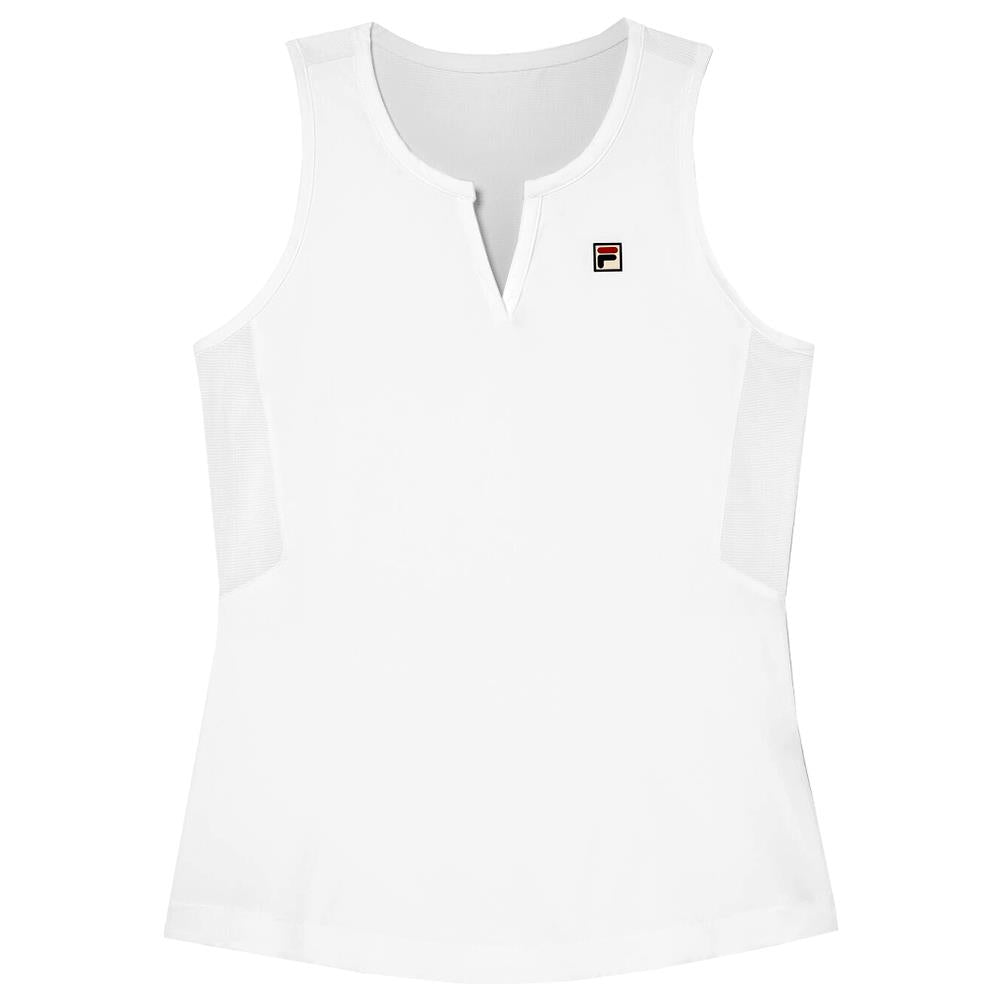 Fila Women's Whiteline Full Coverage Tank - White