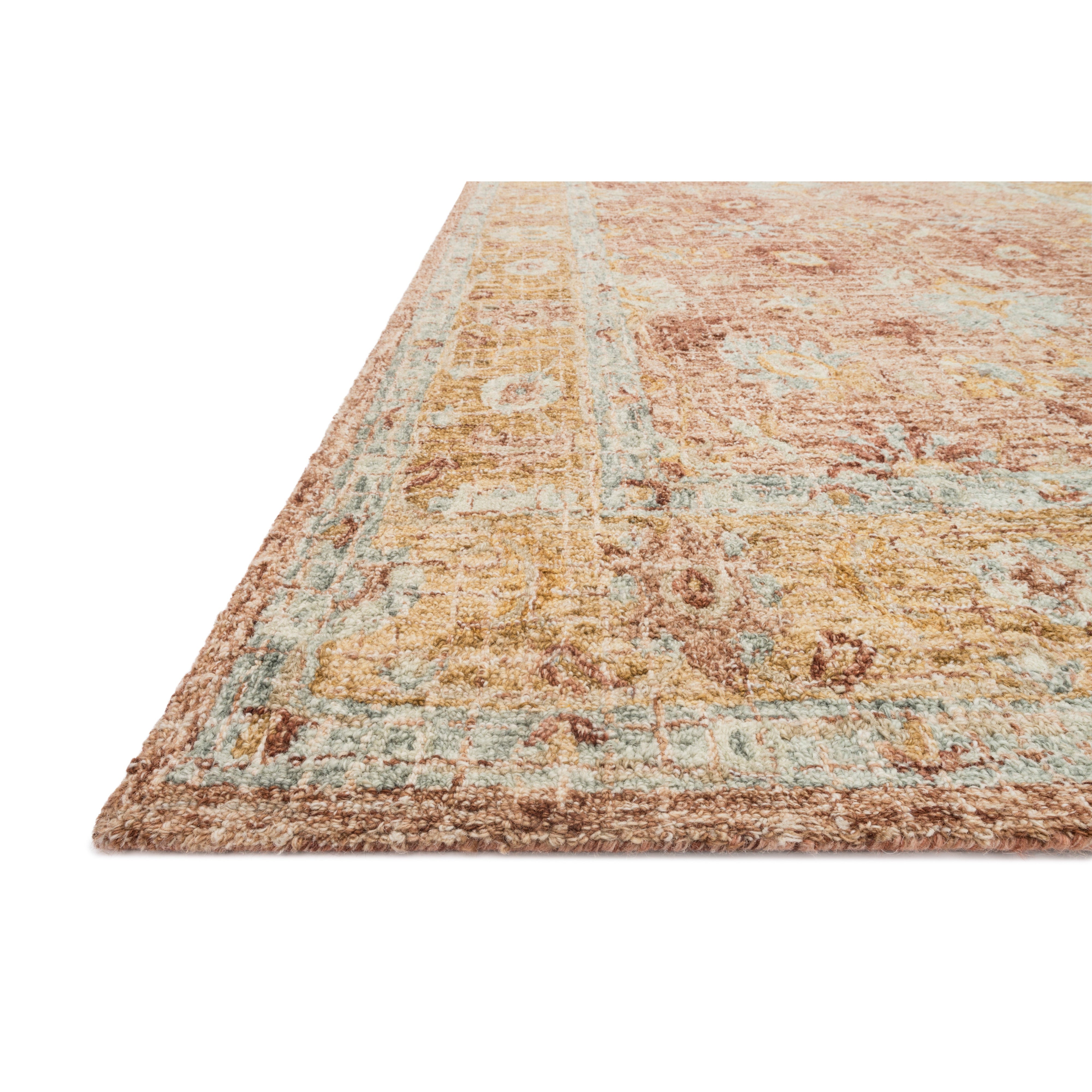 Julian Terracotta Gold Area Rug、mySite、gigharbornorthrealestate