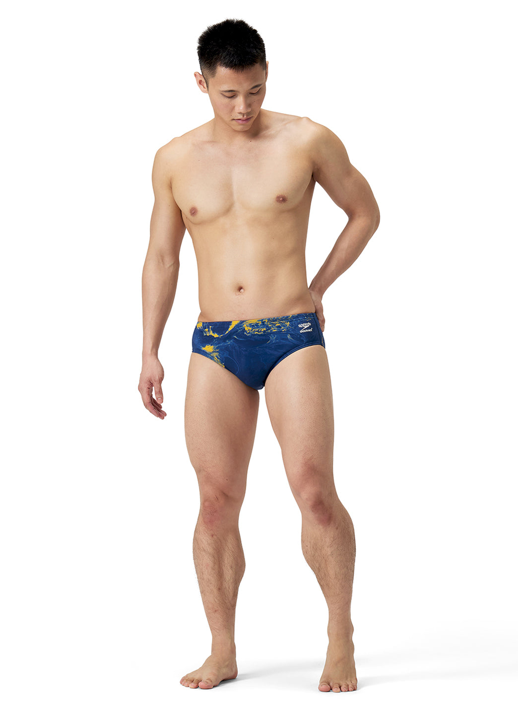 Speedo Men's Lunar Storm Brief Swimsuit、mySite、noshort