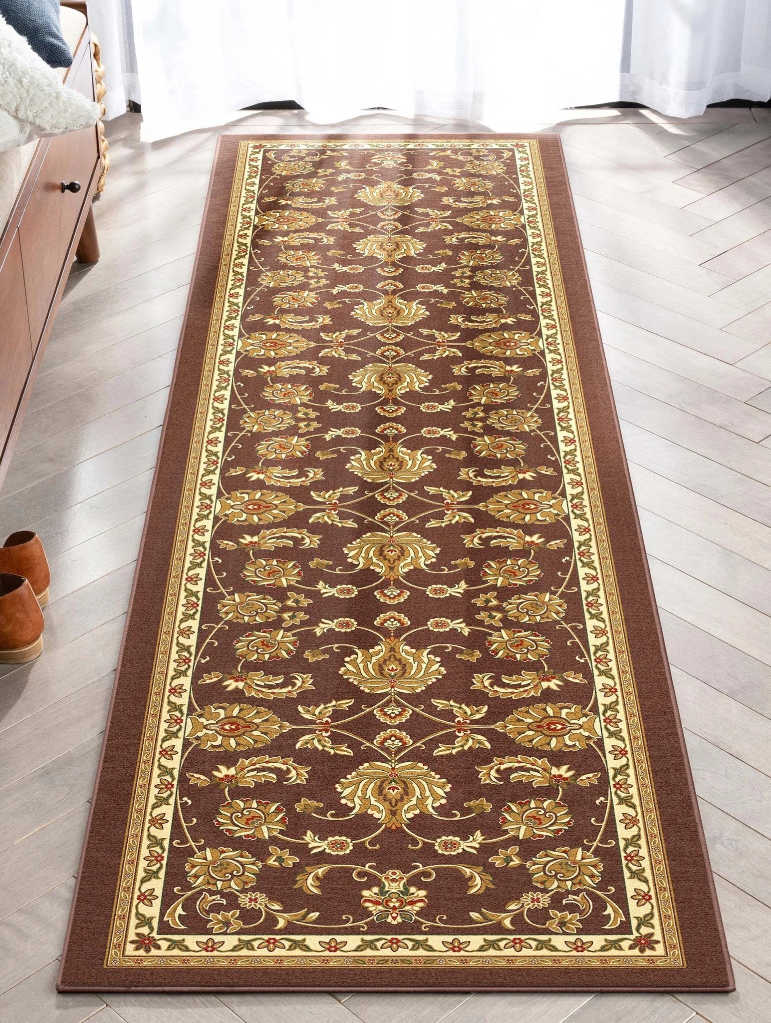 Tabriz Oriental Flat-Weave Cotton Backing Rug、mySite、gigharbornorthrealestate