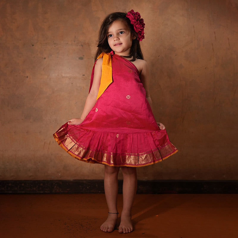 Cotton Dress For Girls | One Shoulder Dress | Pink、mySite、camillekostekn