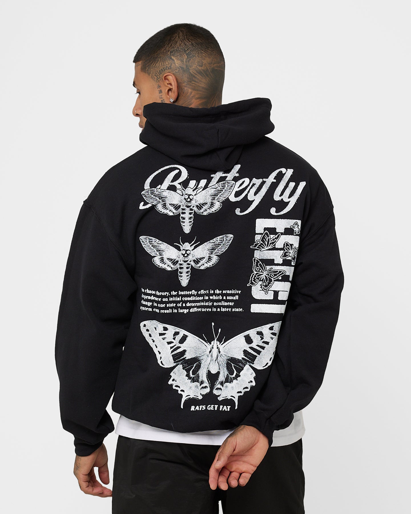 Rats Get Fat Butterfly Effect Hoodie Black、mySite、zt4zffjzw