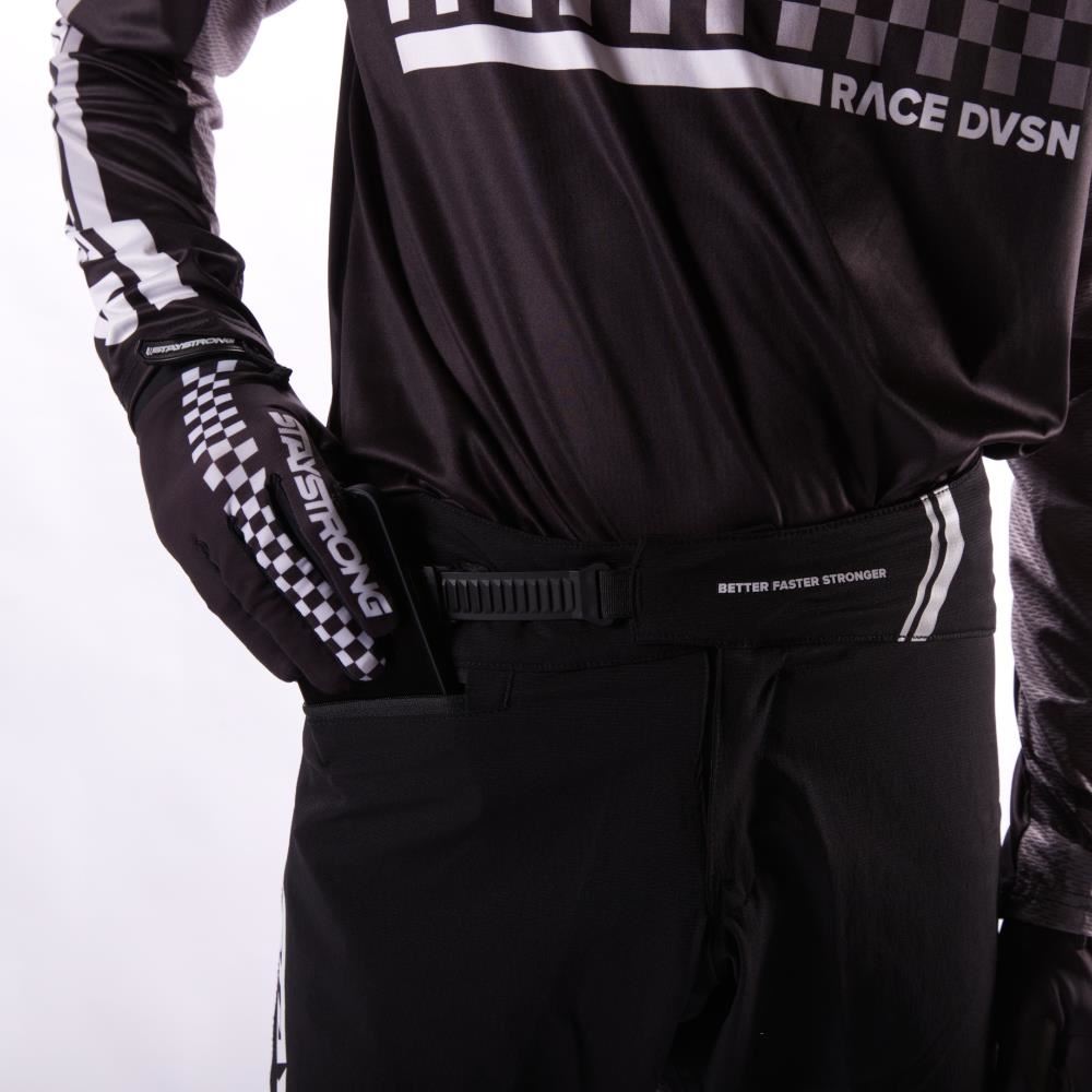  Stay Strong V2 Race Pants - Black/White、mySite、merchandisen