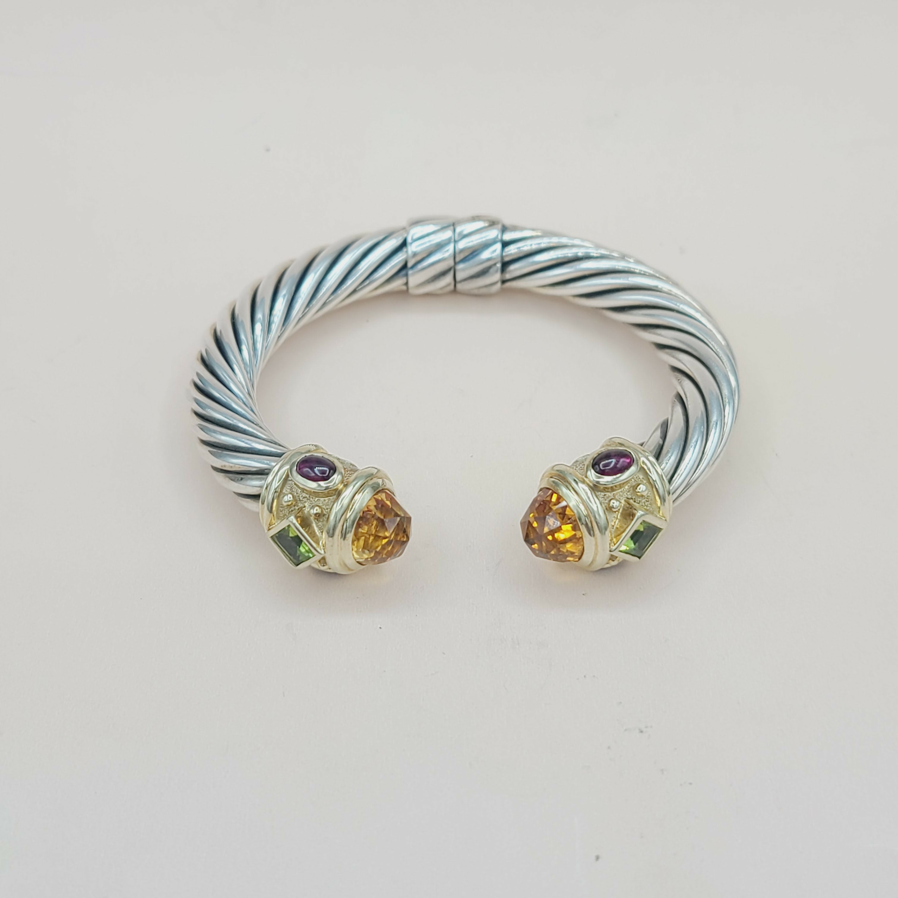 David Yurman Renaissance Bracelet Citrine, Peridot & Garnet、mySite、hinf8tx79