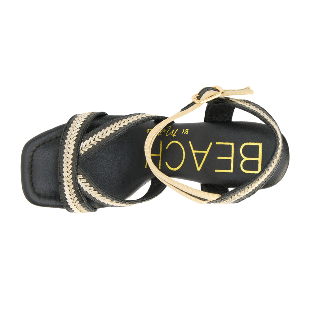 Adelaide Platform Block Heel Ankle Strap Sandals、mySite、gtrtttuynbv