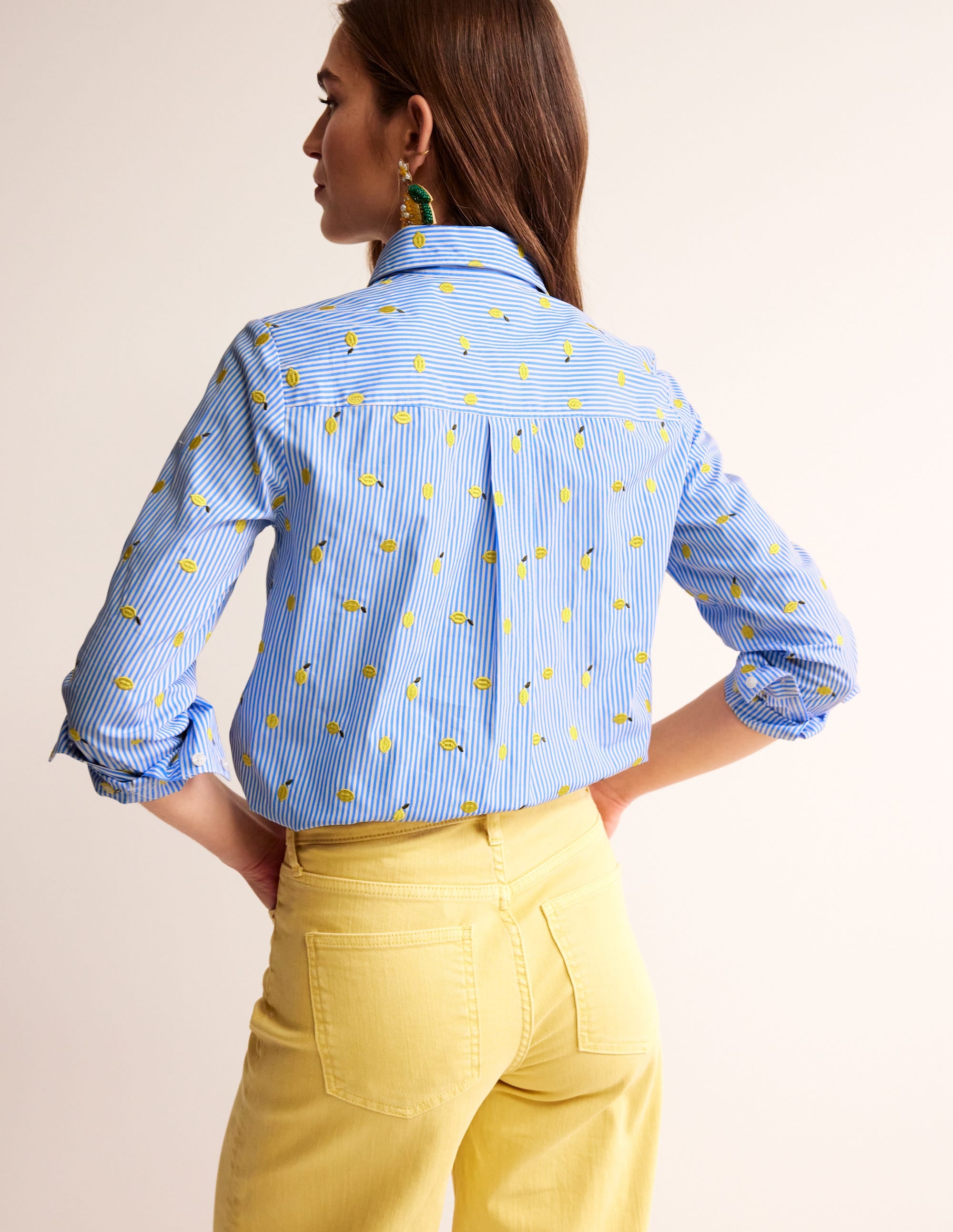  Sienna Embroidered Shirt-Passion Fruit, Lemons、mySite、ashleygrahame